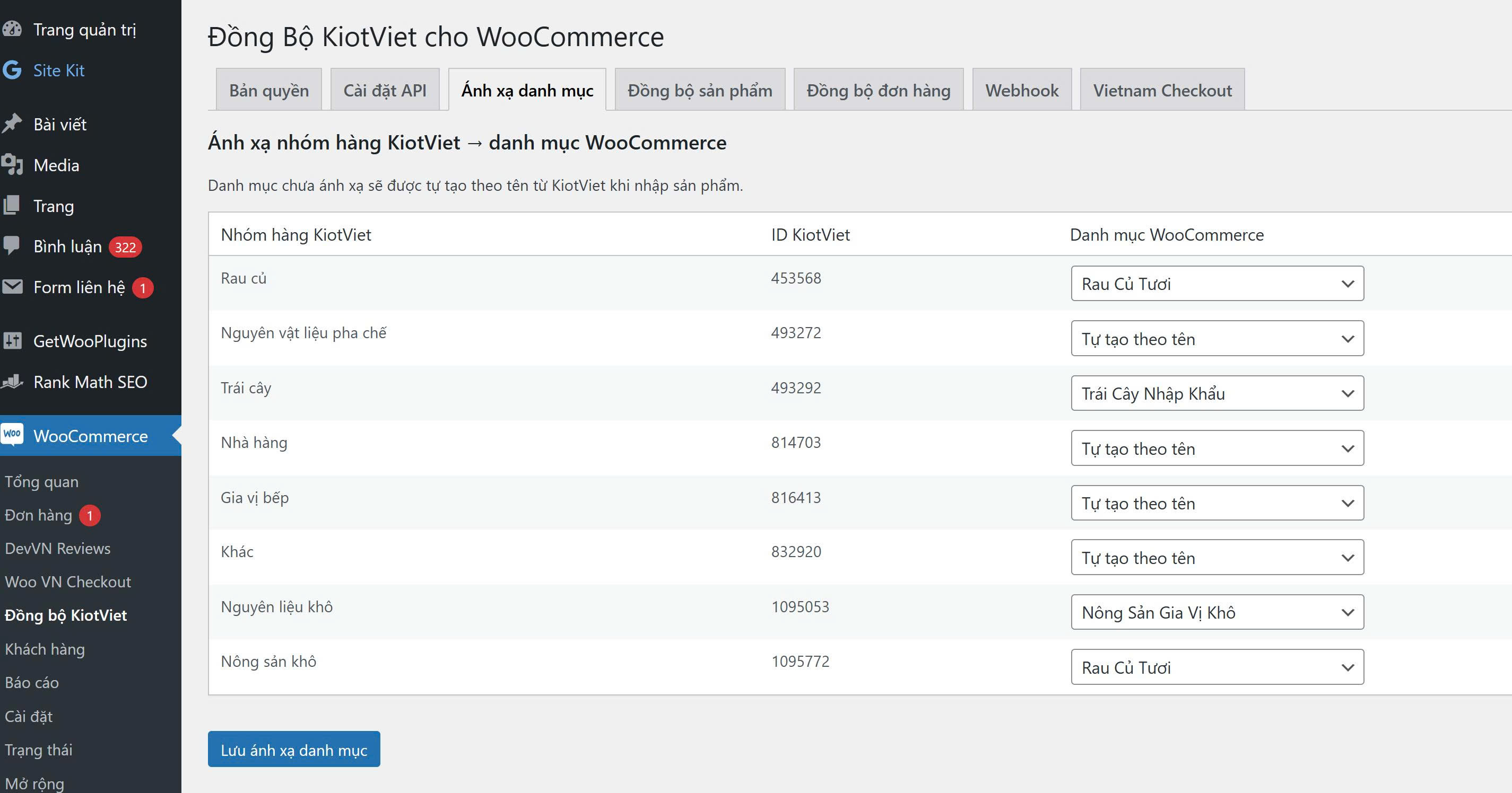 Plugin WordPress đồng bộ KiotViet cho WooCommerce - ảnh 2