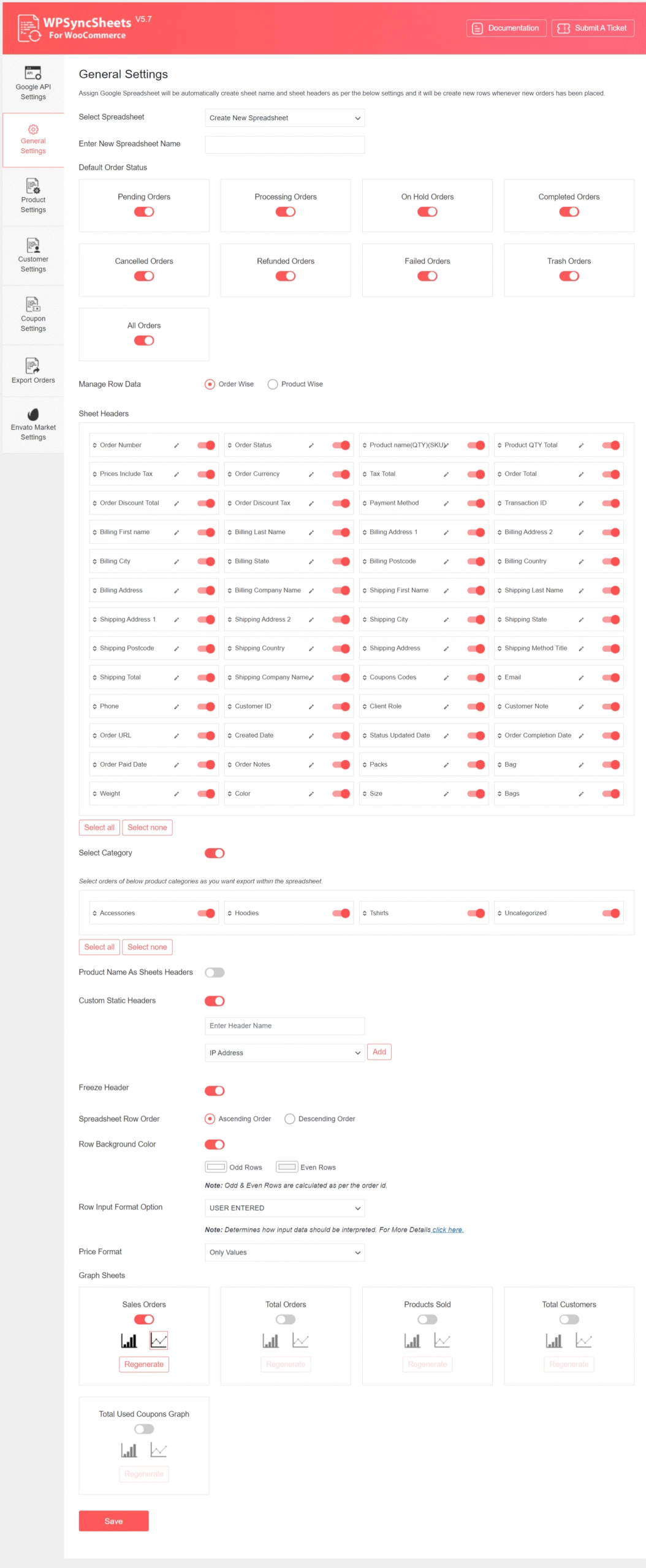 Woocommerce Google Spreadsheet Addon - ảnh 3