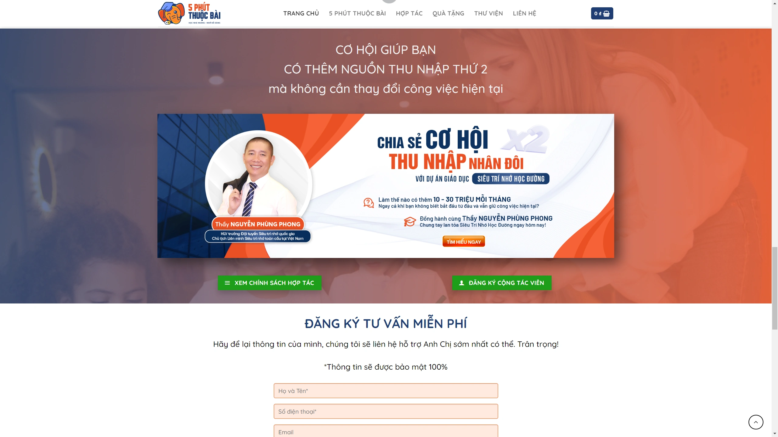 Mẫu Giao Diện Website Khoá Học Cho Phụ Huynh - Trẻ Em - ảnh 3