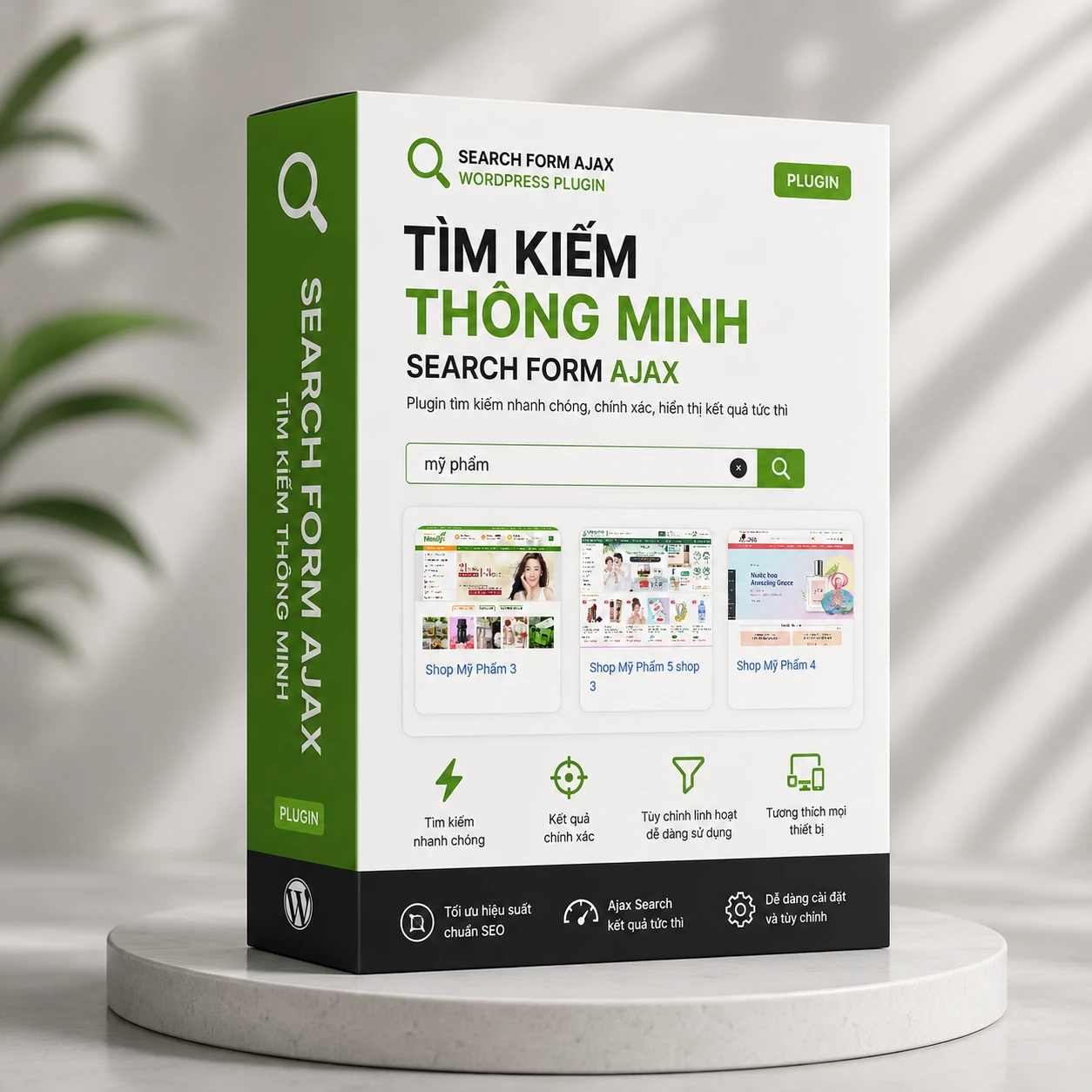 Plugin Tìm Kiếm Thông Minh Search Form Ajax
