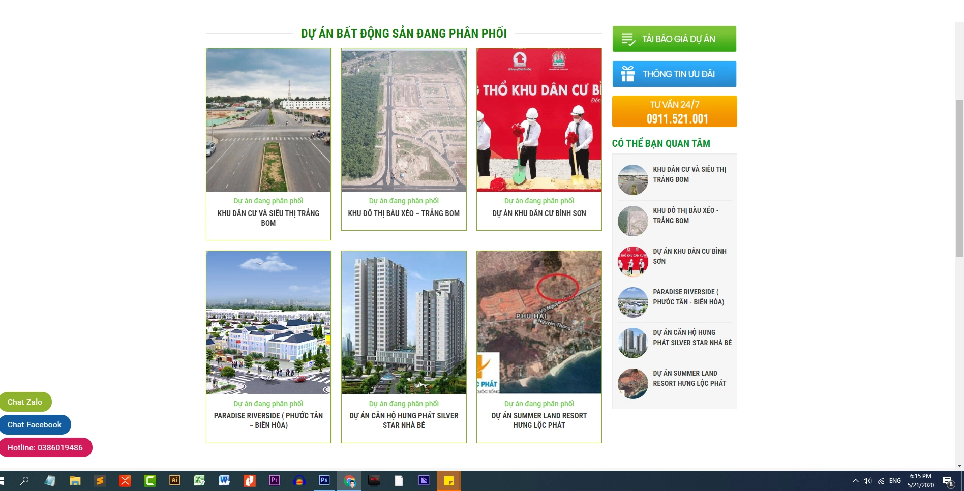 Mẫu Website Bất Động Sản 1 Chuẩn Seo - ảnh 2
