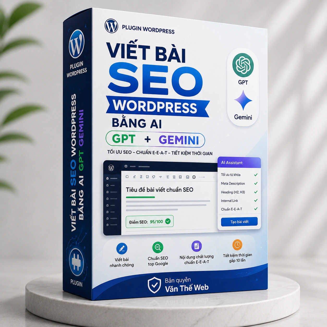 Plugin Viết Bài SEO WordPress bằng AI GPT Gemini