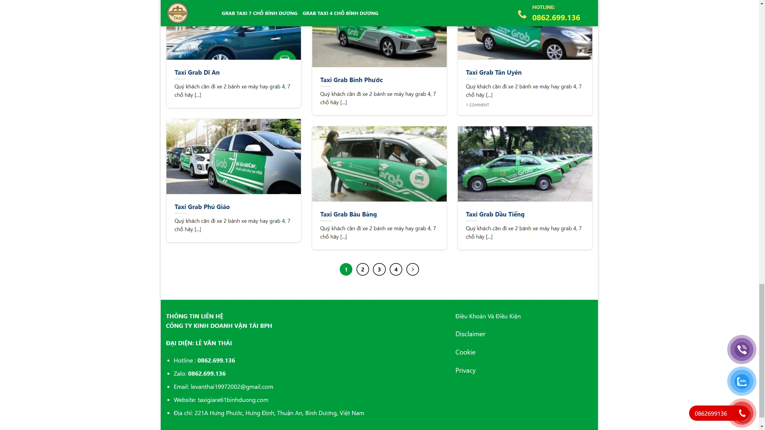 Mẫu Giao Diện Flatsome Website Taxi -Grab Chuẩn Seo - ảnh 3