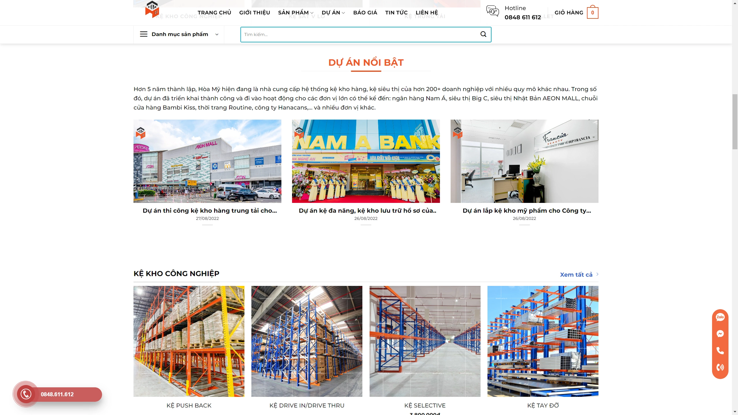 Mẫu Website Giao Diện Thiết Kế Kệ Sắt - ảnh 2