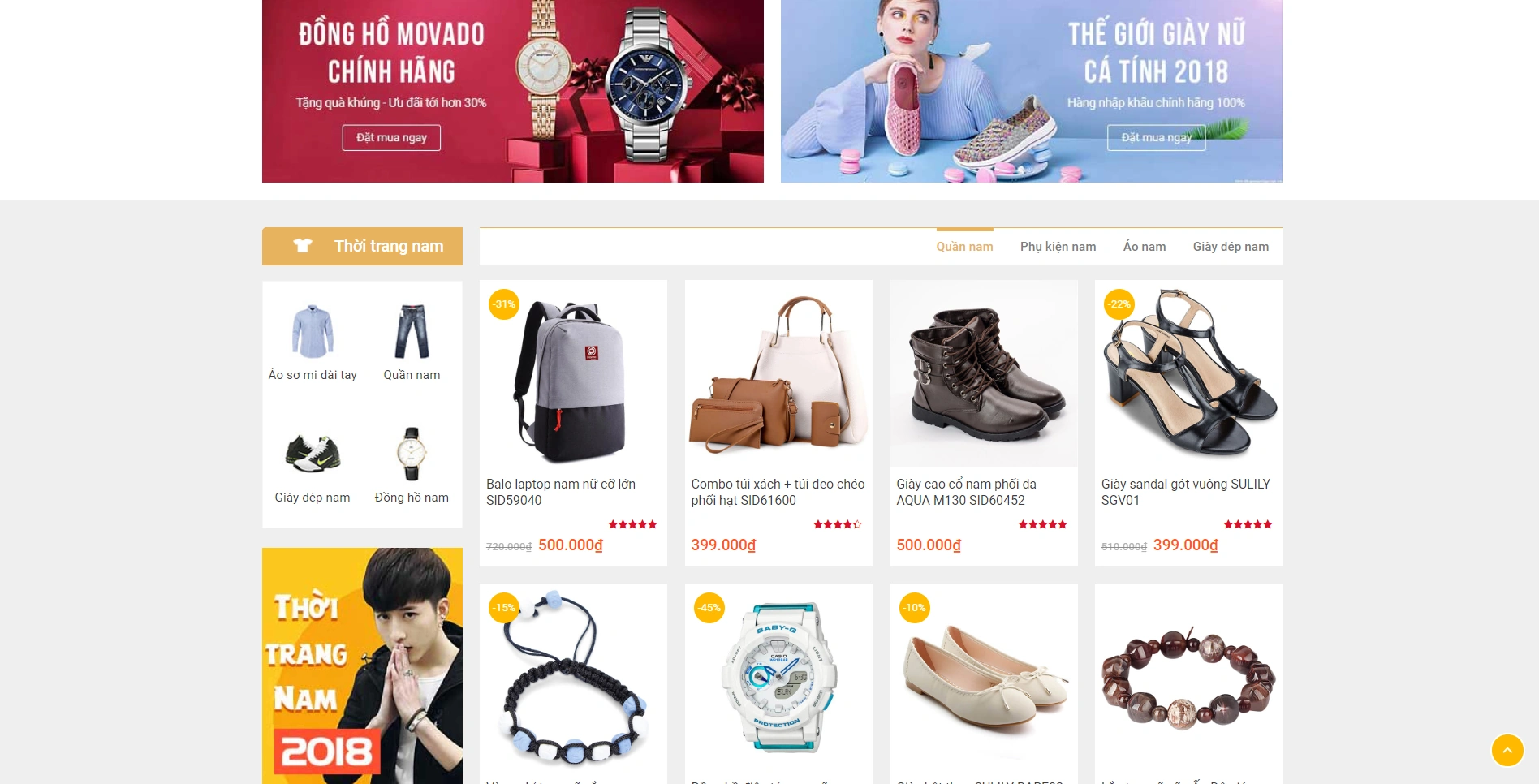 Mẫu Website Shop Thời Trang Chuẩn Seo - ảnh 3