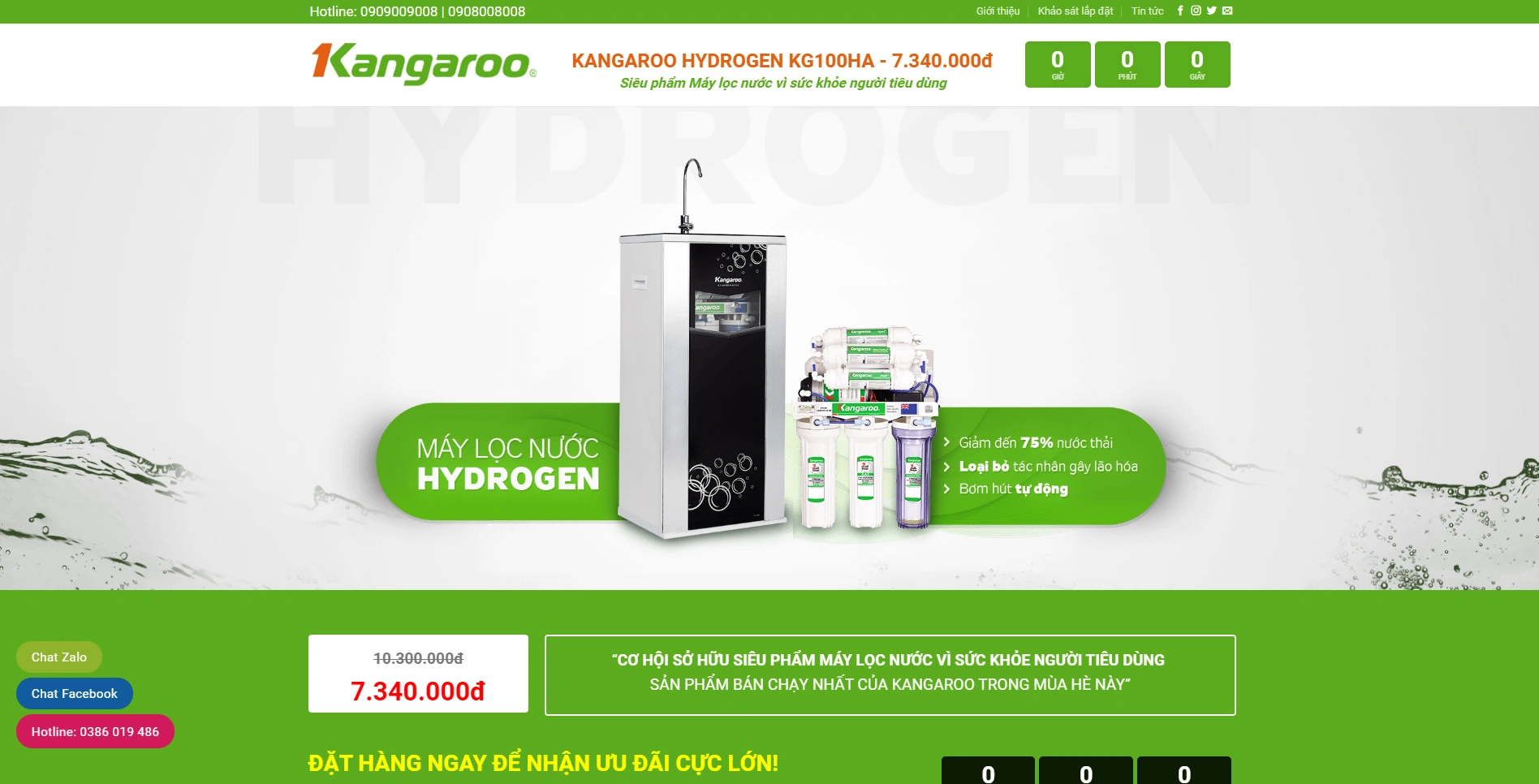 Máy lọc nước | Hydrogen
