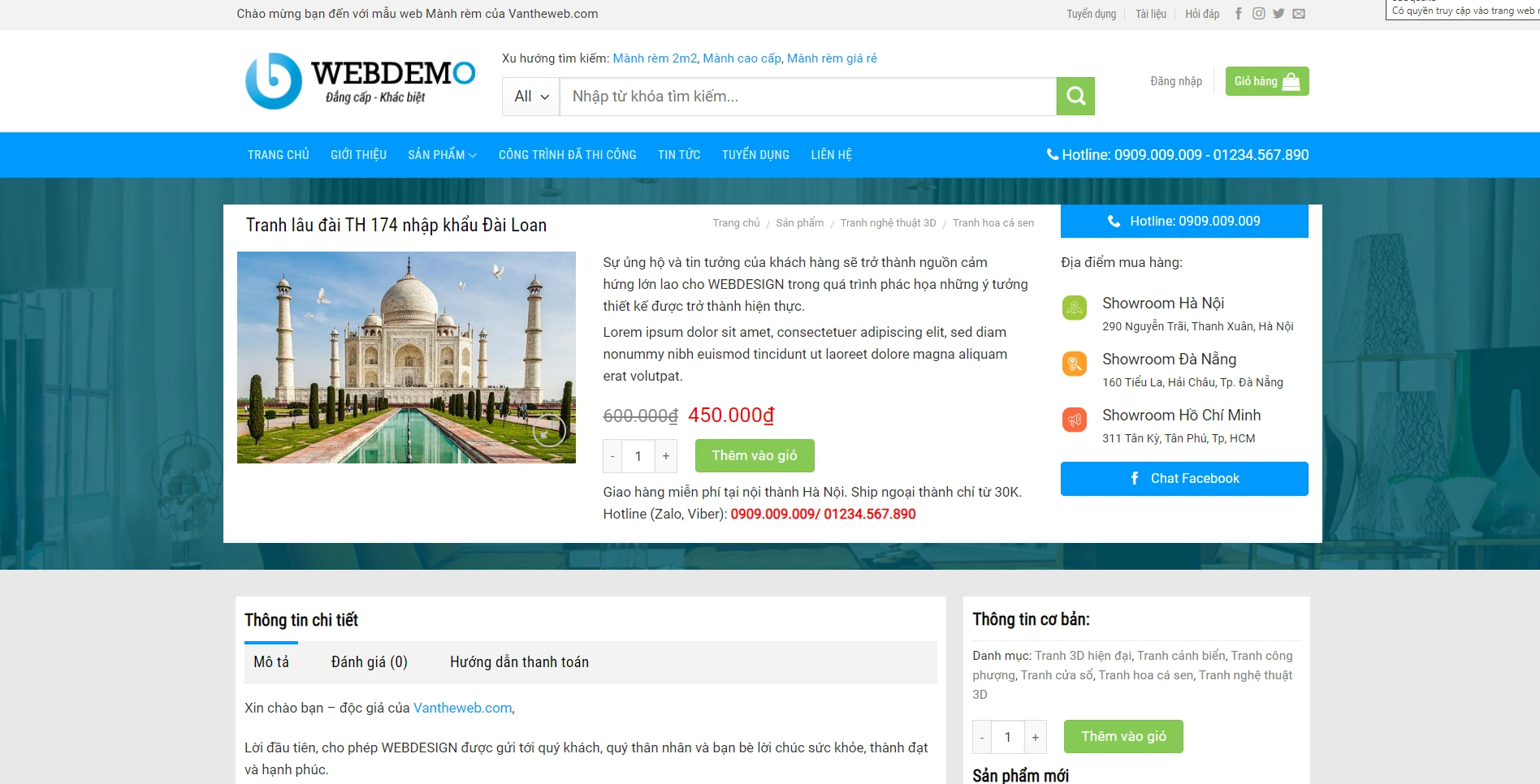 Mẫu Website Rèm Cửa Chuẩn Seo - ảnh 4