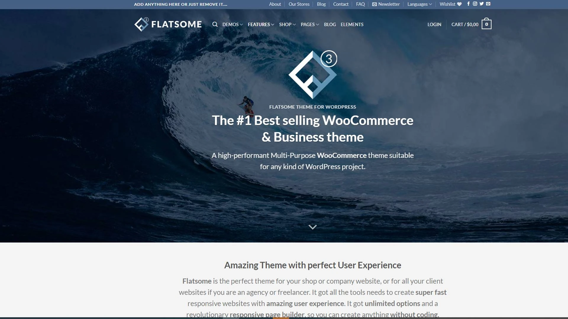Theme Flatsome bản quyền | Thiết kế website mọi lĩnh vực