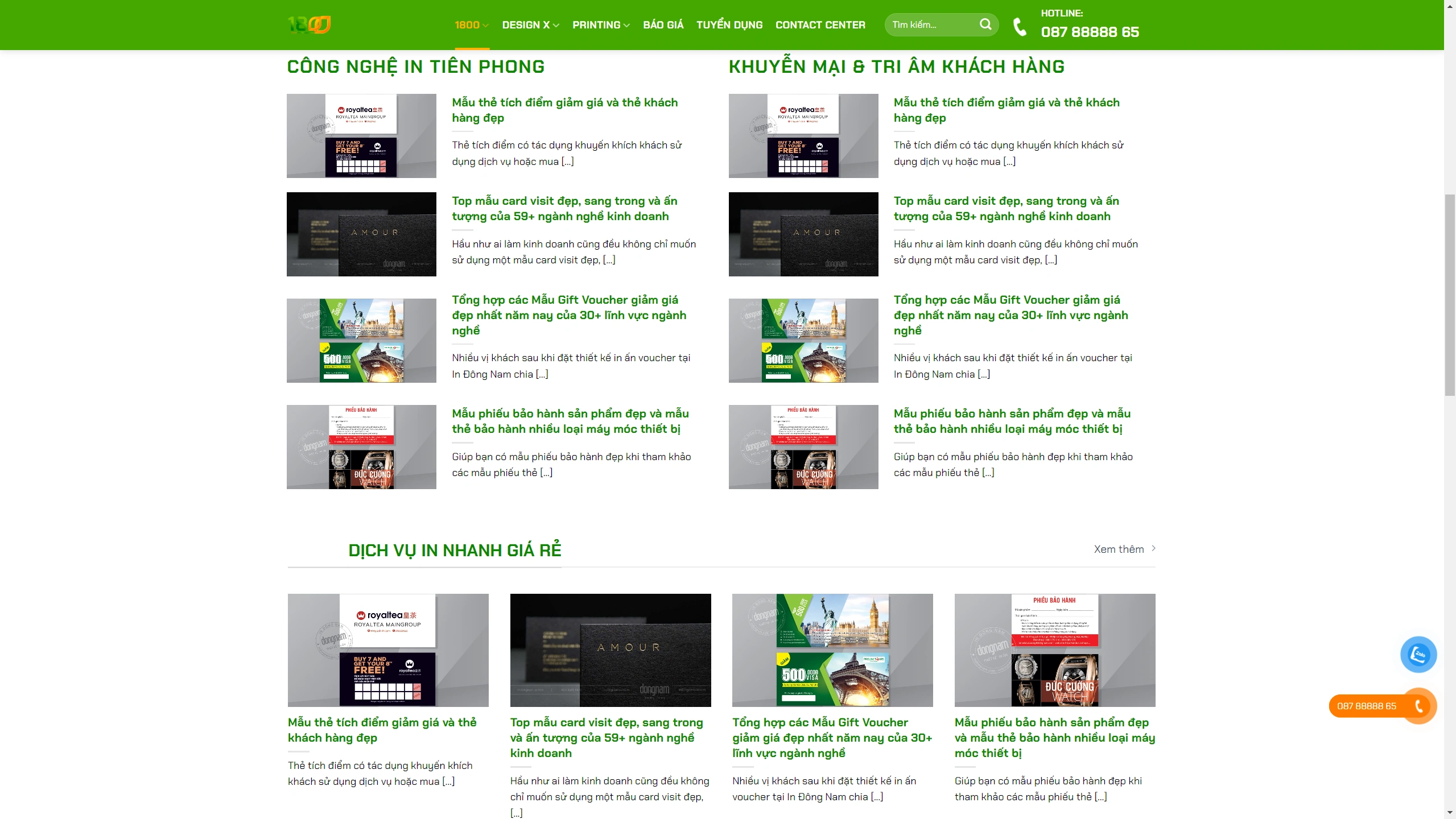 Mẫu Giao Diện Website In Ấn - ảnh 2