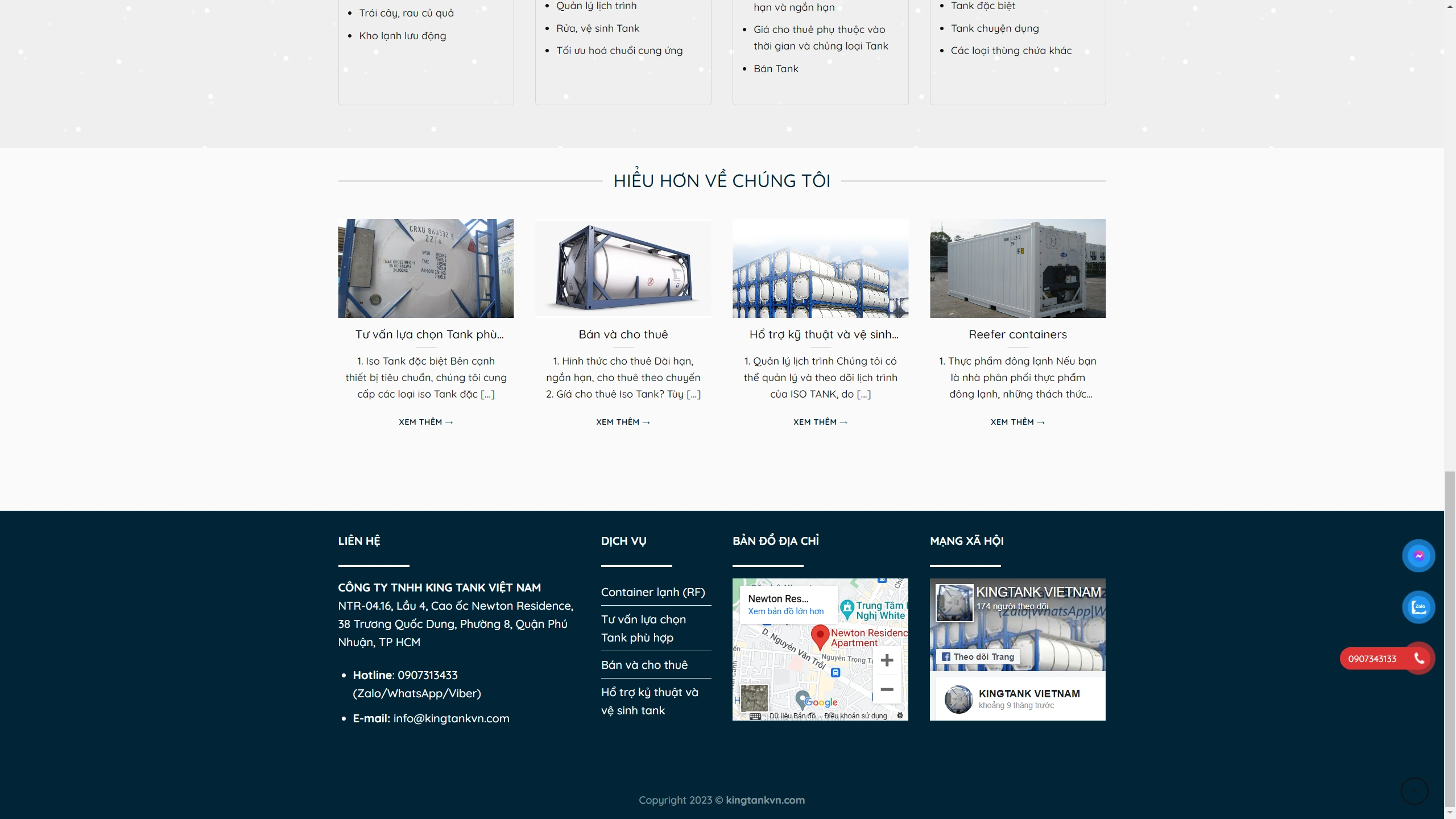 Giao Diện Website Vận Tải Chất Lỏng - Hàng Lạnh Chuẩn Seo - ảnh 3