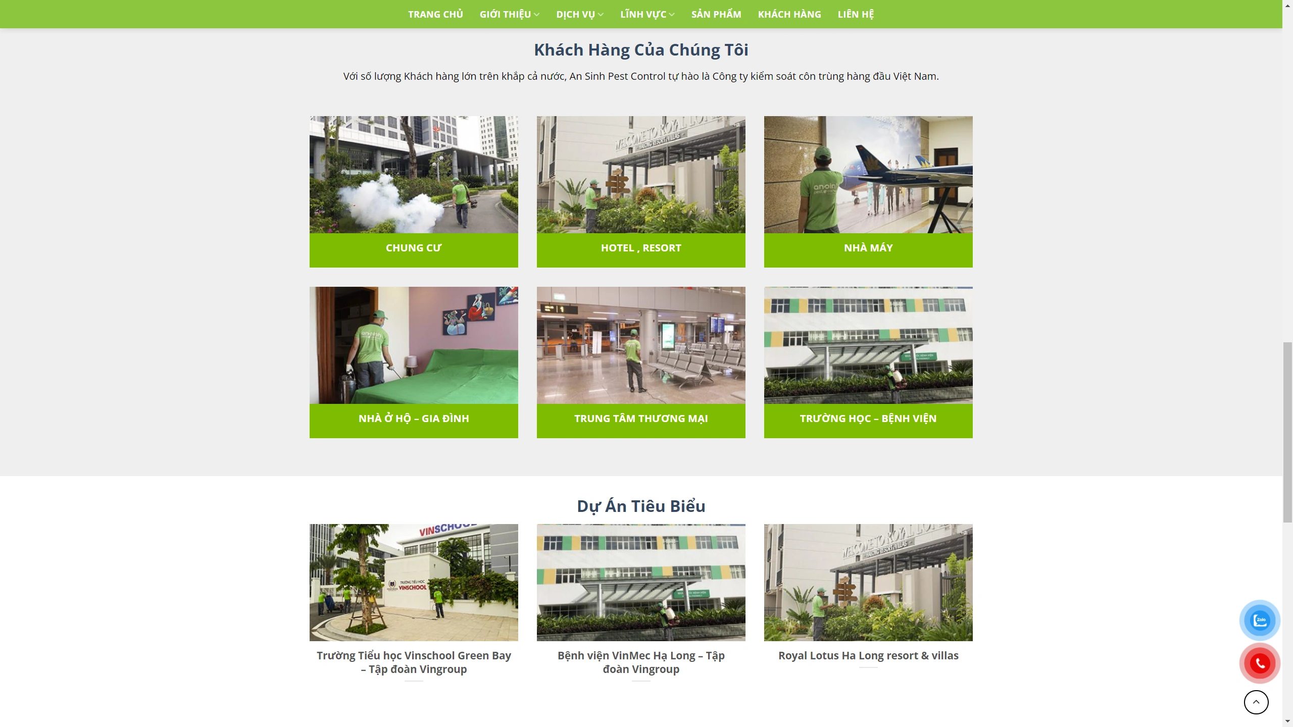 Giao Diện Website Diệt Côn Trùng - ảnh 2