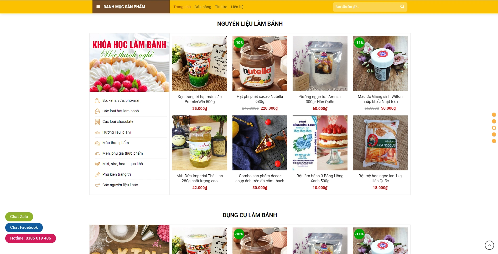 Mẫu Website Cake | Bánh Kẹo Chuẩn Seo - ảnh 3