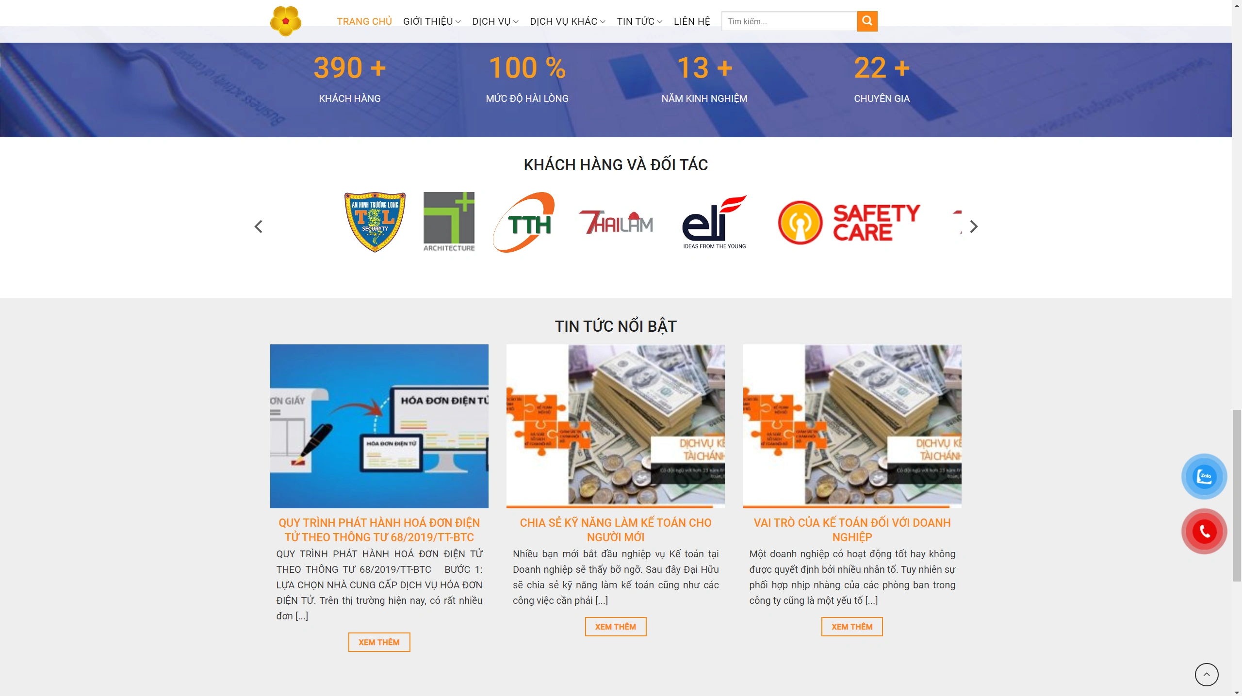 Mẫu Giao Diện Website Kế Toán Thuế - ảnh 4