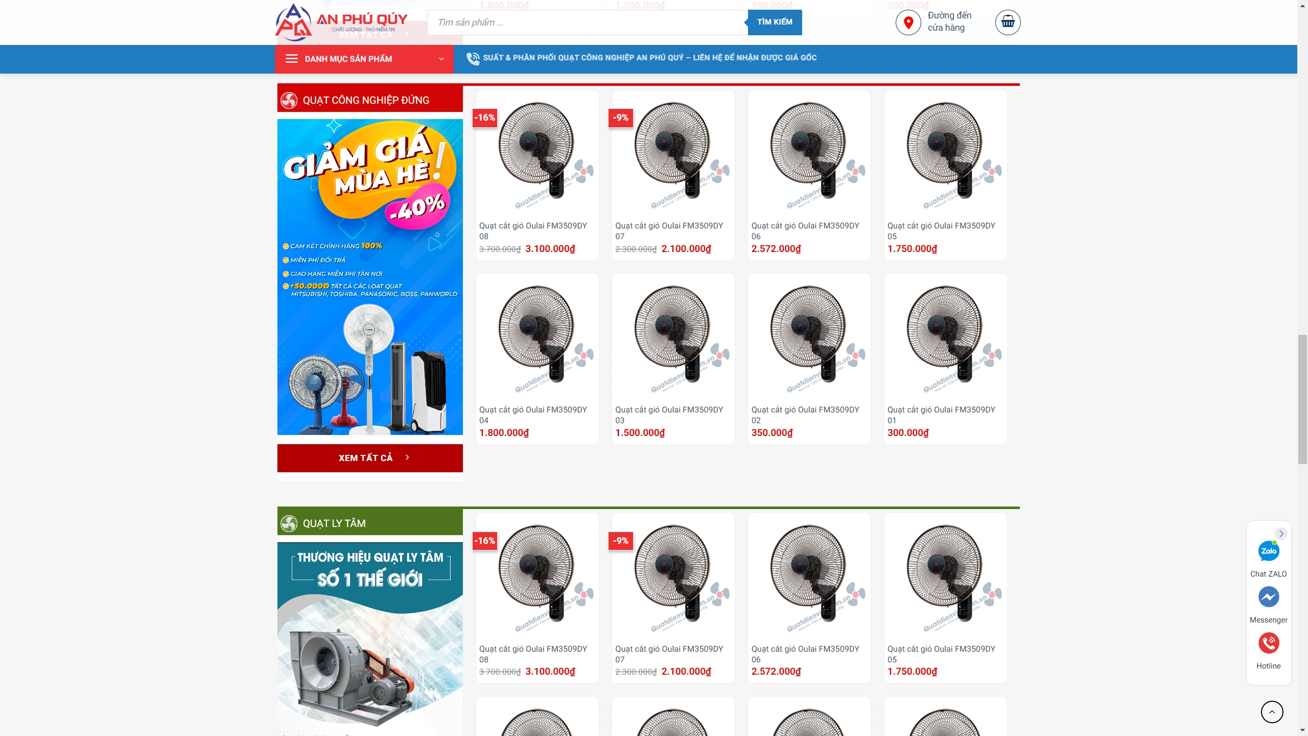 Mẫu Website Quạt Công Nghiệp Chuẩn Seo - ảnh 4