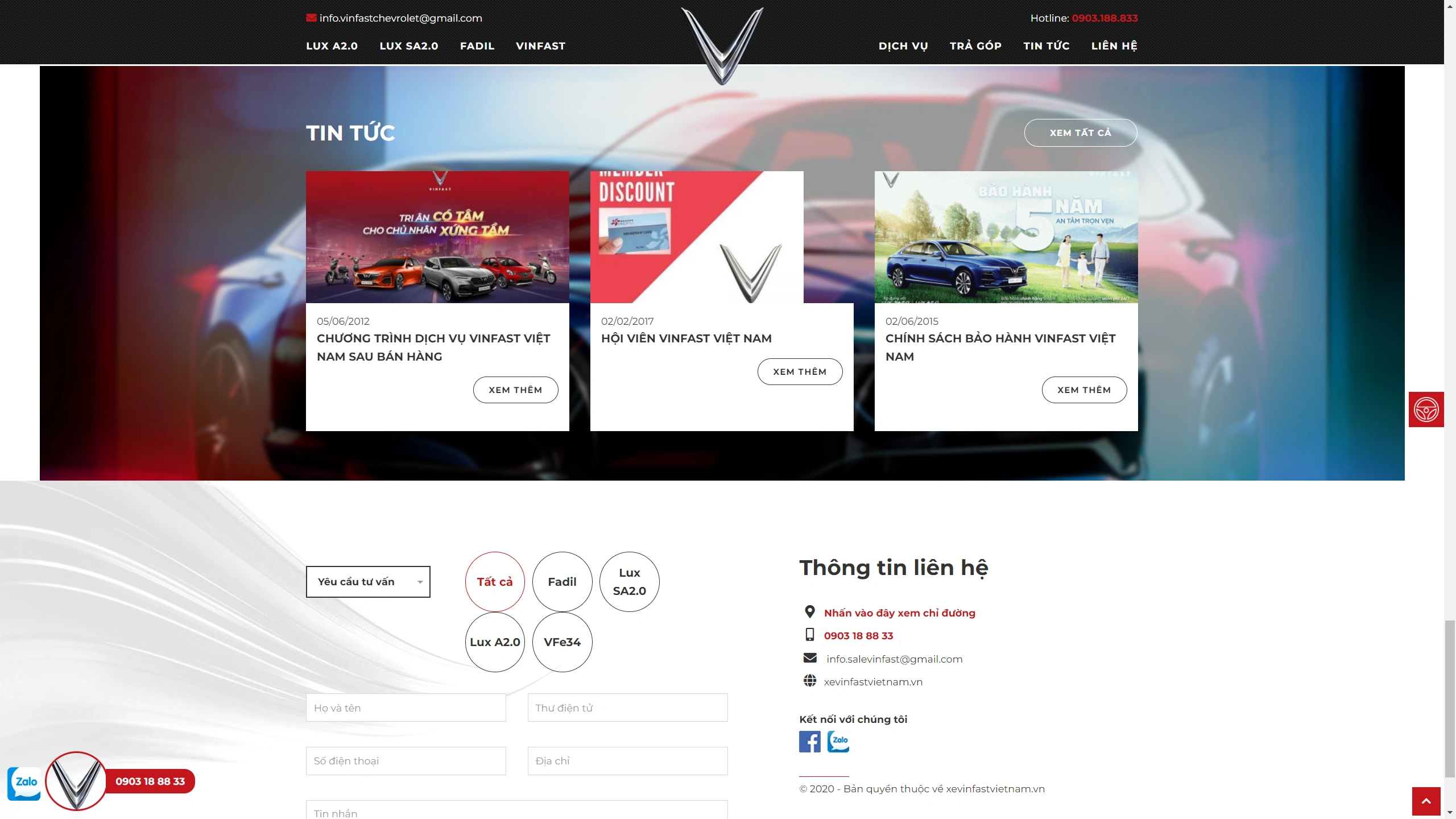 Mẫu Giao Diện Website Kinh Doanh Oto - ảnh 3