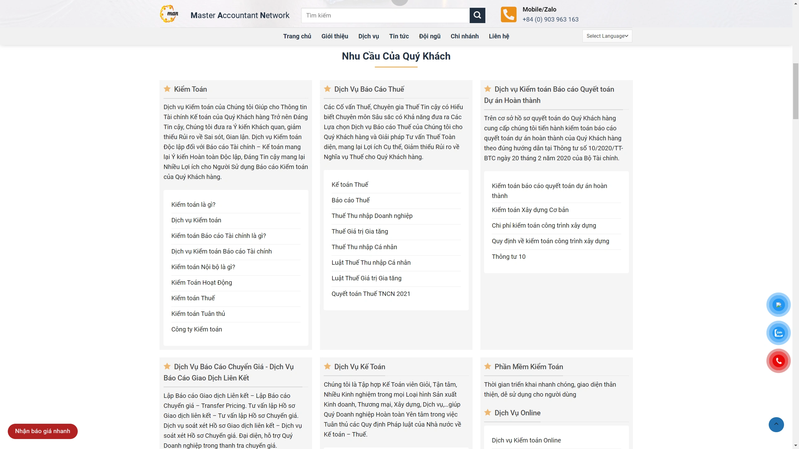 Mẫu Giao Diện Website Flatsome Kế Toán Chuẩn Seo - ảnh 2