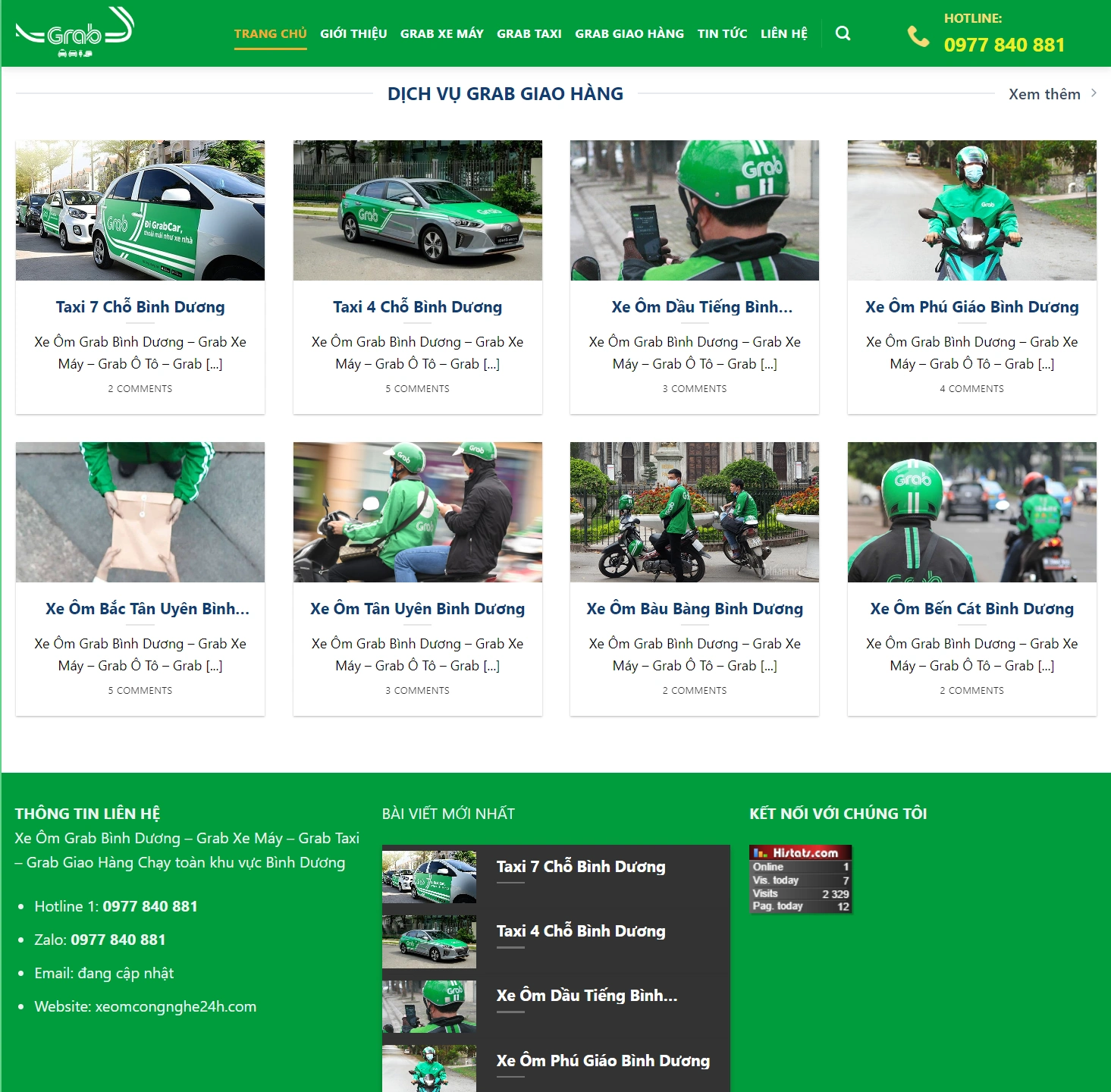 Mẫu Website Grab Xe Ôm Công Nghệ Flatsome Chuẩn Seo - ảnh 3