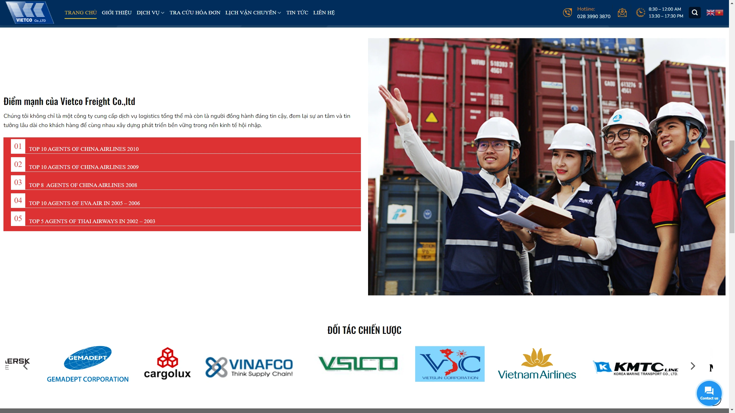 Mẫu Website Giao Diện Vận Tải Quốc Tế - ảnh 3
