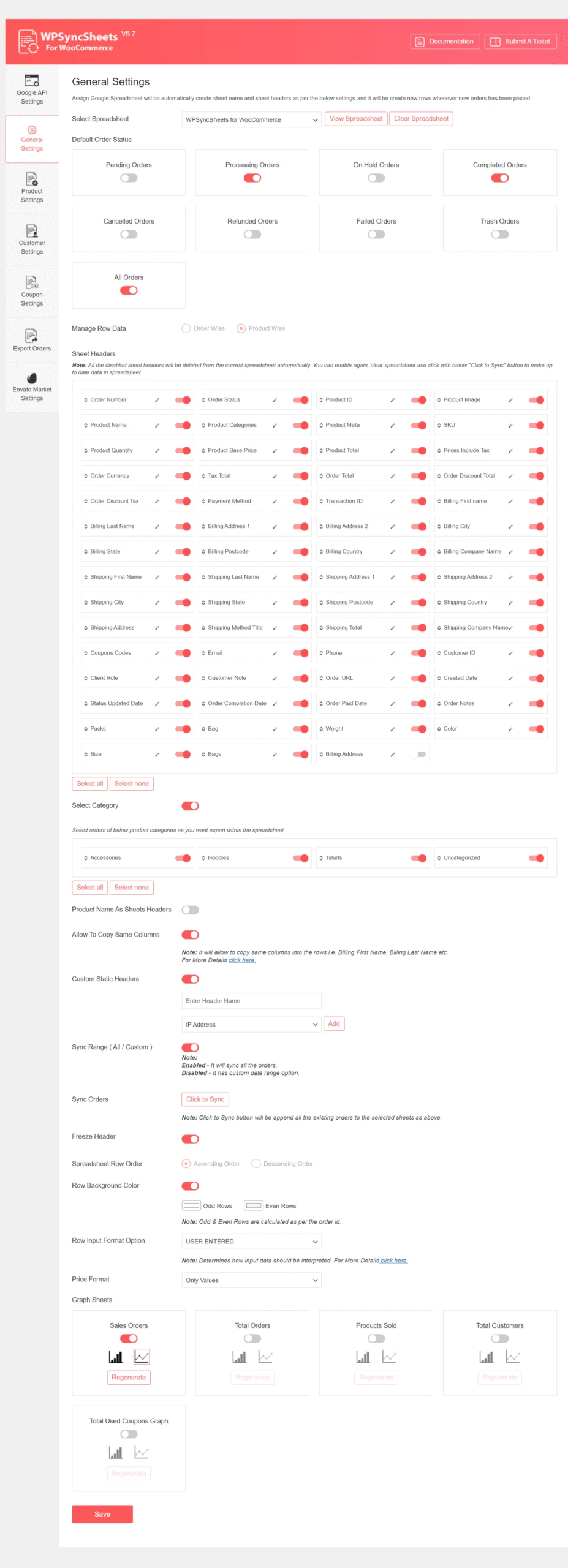 Woocommerce Google Spreadsheet Addon - ảnh 4