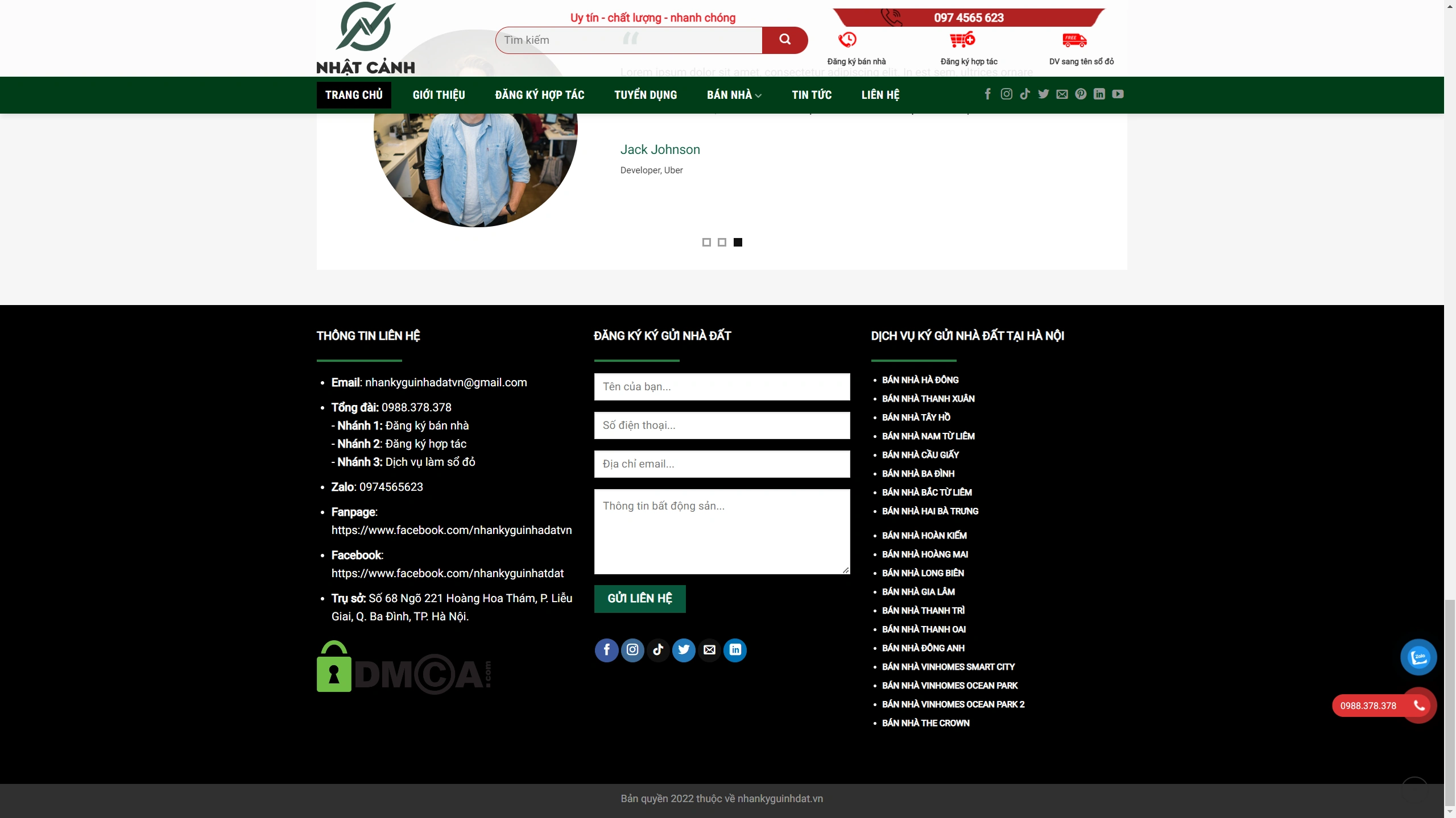 Mẫu Website Bất Động Sản 13 Chuẩn Seo - ảnh 5
