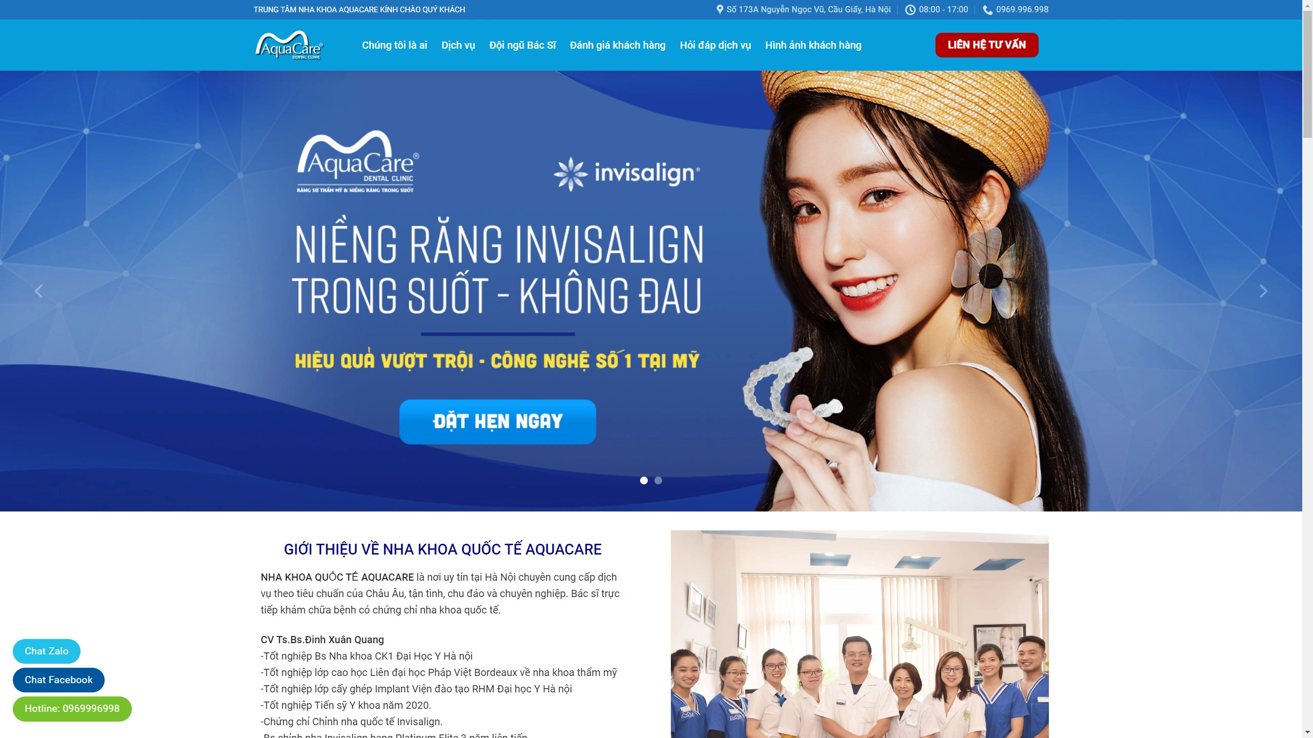 Mẫu Giao Diện Website Chăm Sóc Nha Khoa