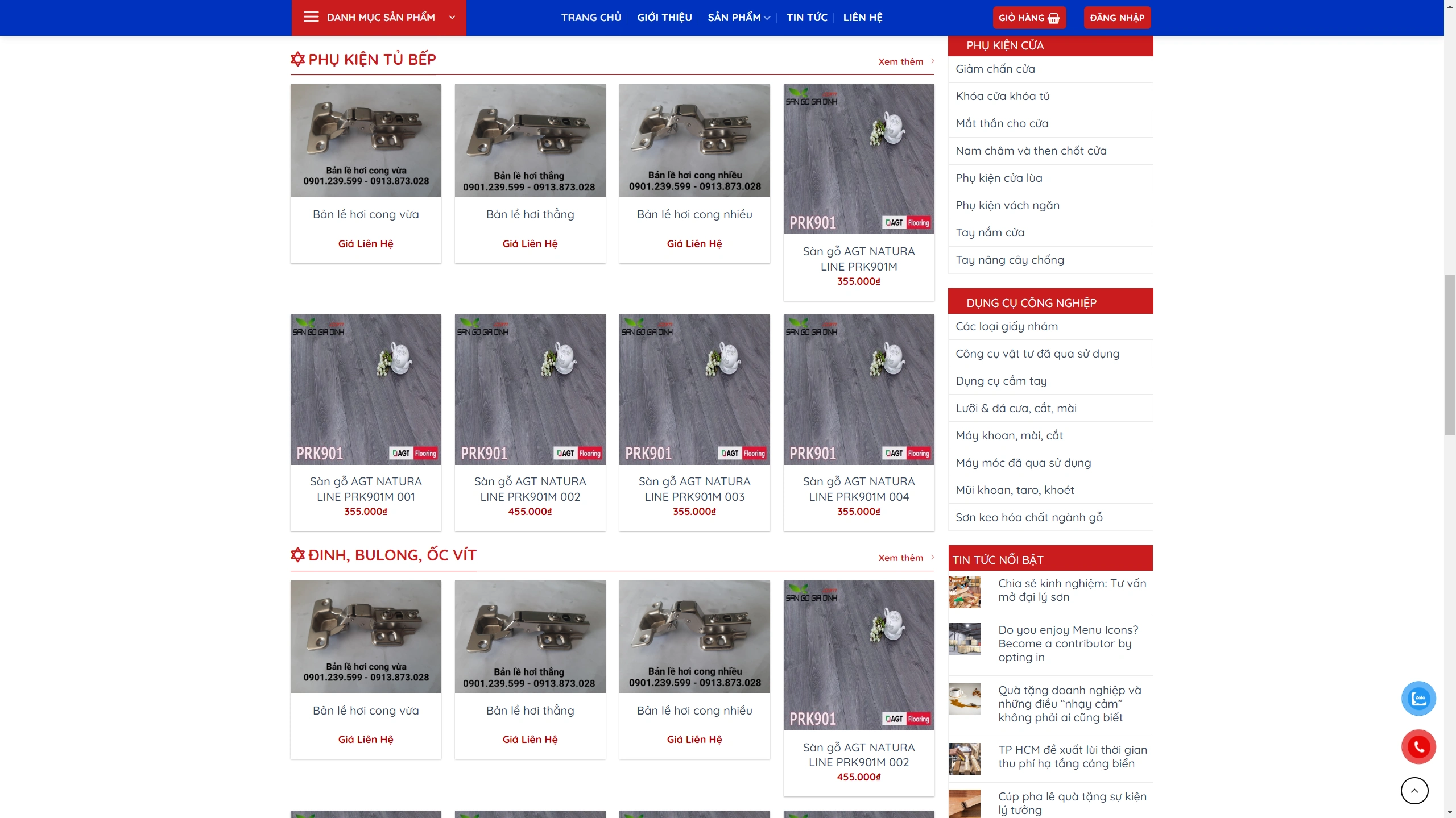 Website Phụ Kiện Ngành Gỗ Chuẩn Seo - ảnh 2