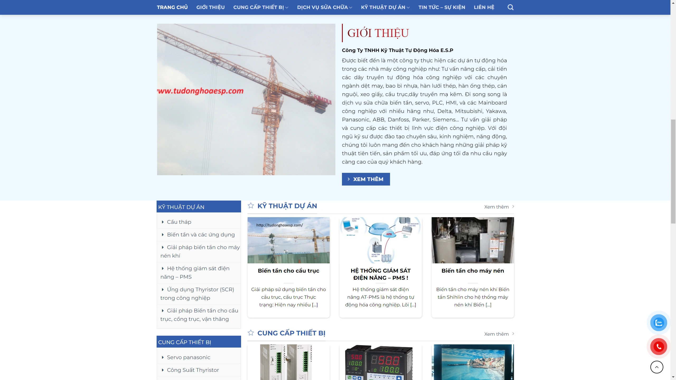 Mẫu Website Giao Diện Sản Phẩm Tự Động Hoá - ảnh 2