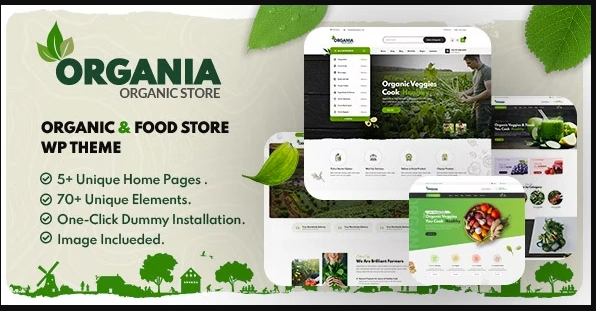 Organia - Organic Food Store WordPress Theme