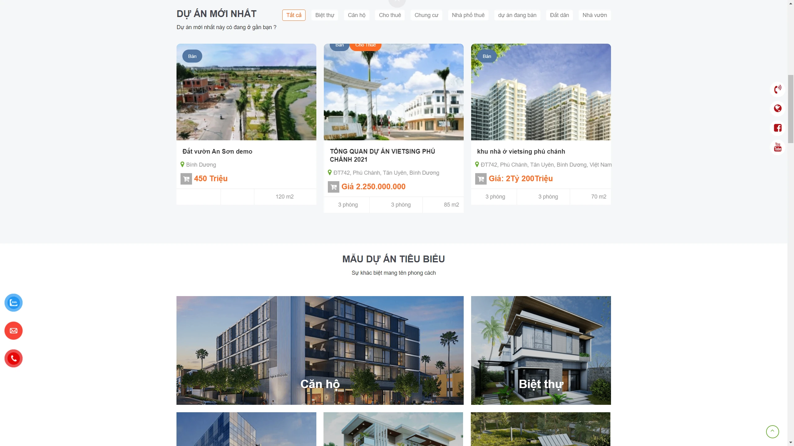 Mẫu Giao Diện Website Bất Động Sản Chuẩn Seo - ảnh 2