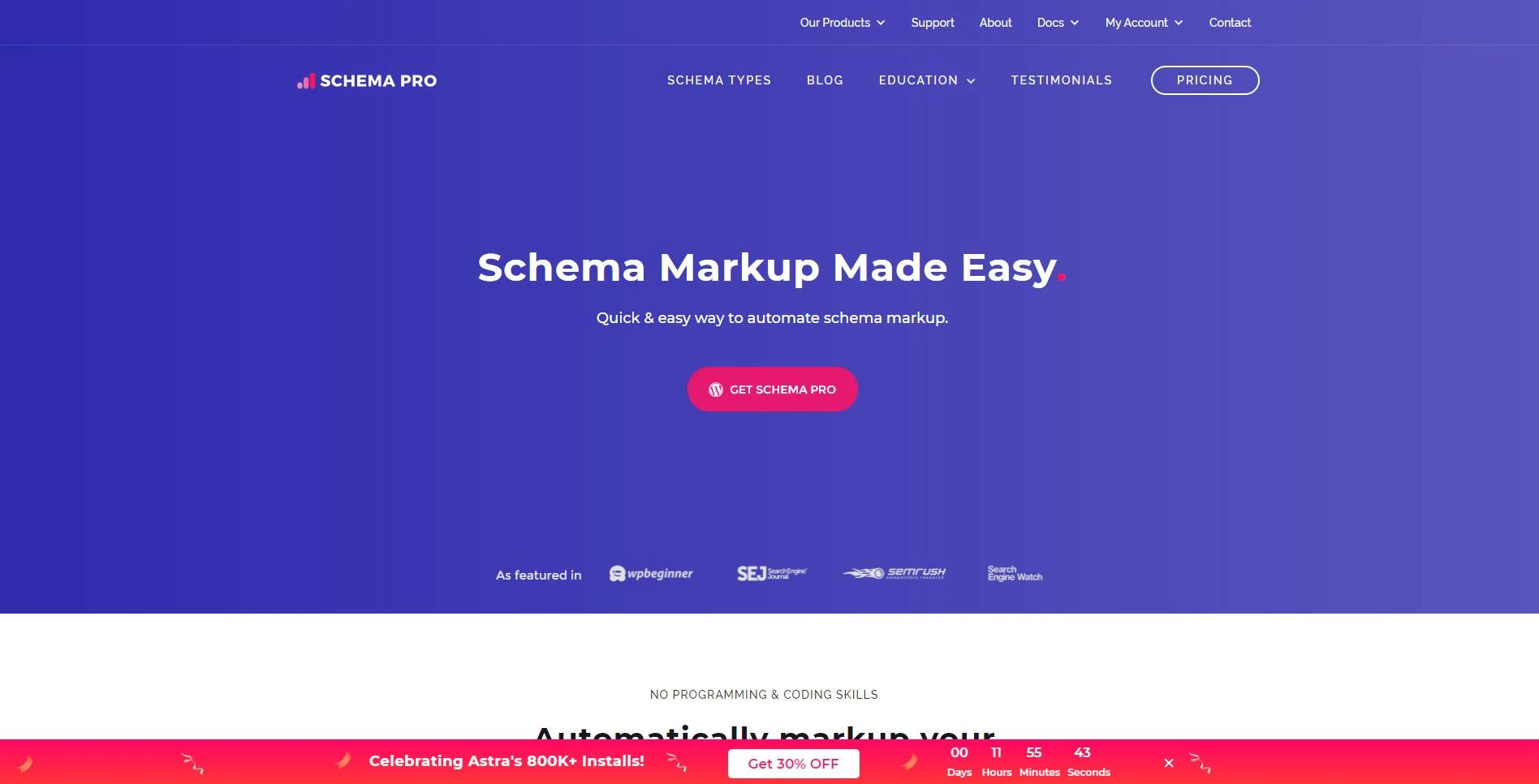 Plugin Schema Pro chính hãng hỗ trợ SEO