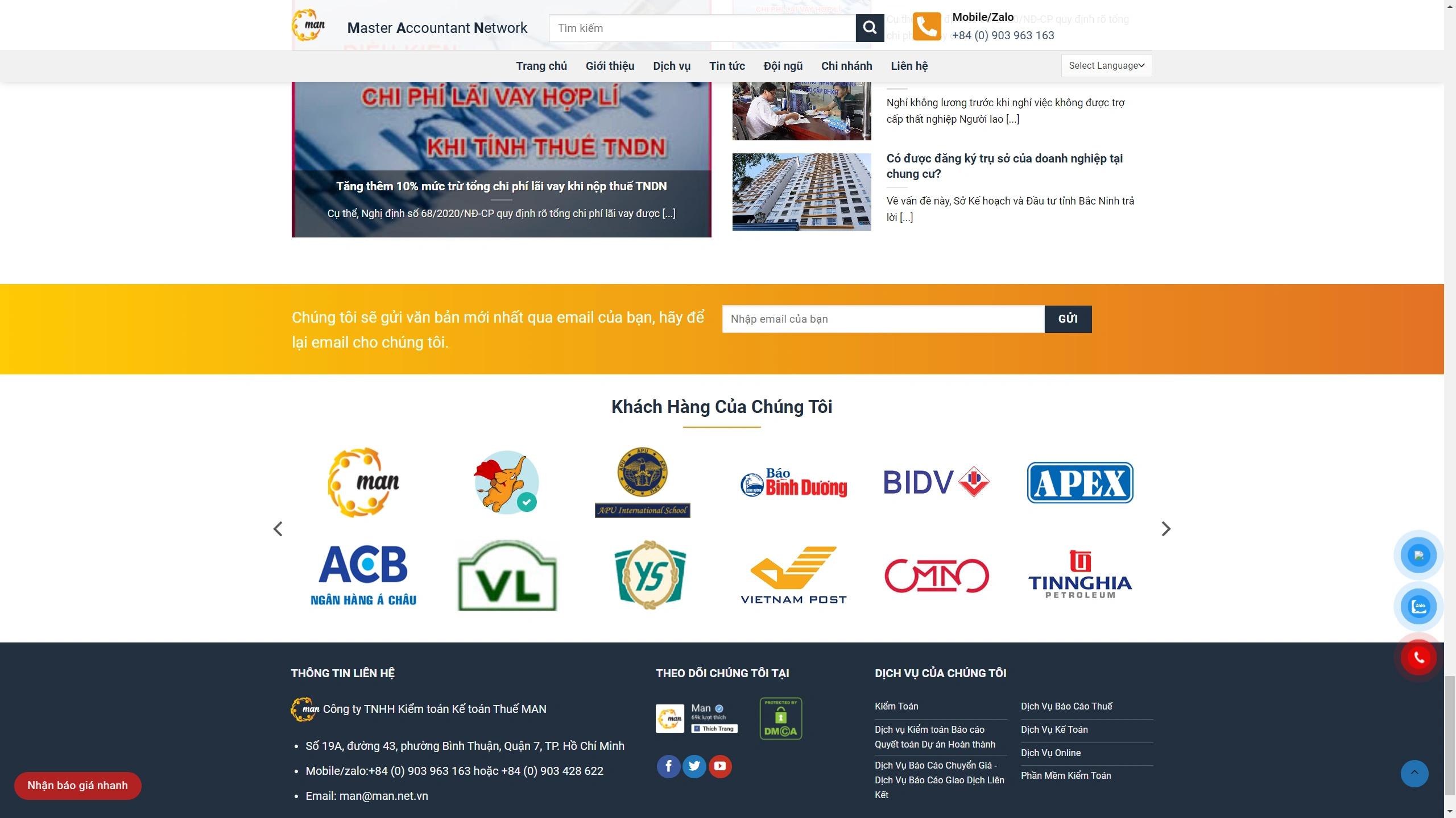 Mẫu Giao Diện Website Flatsome Kế Toán Chuẩn Seo - ảnh 3