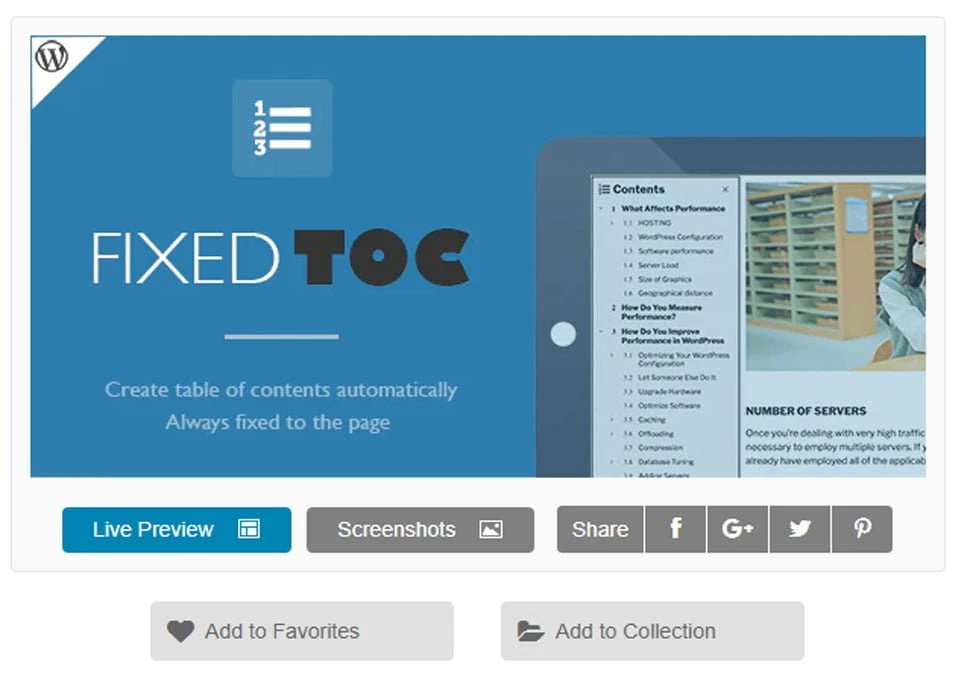 Fixed TOC | Plugin tạo mục lục số 1 WordPress
