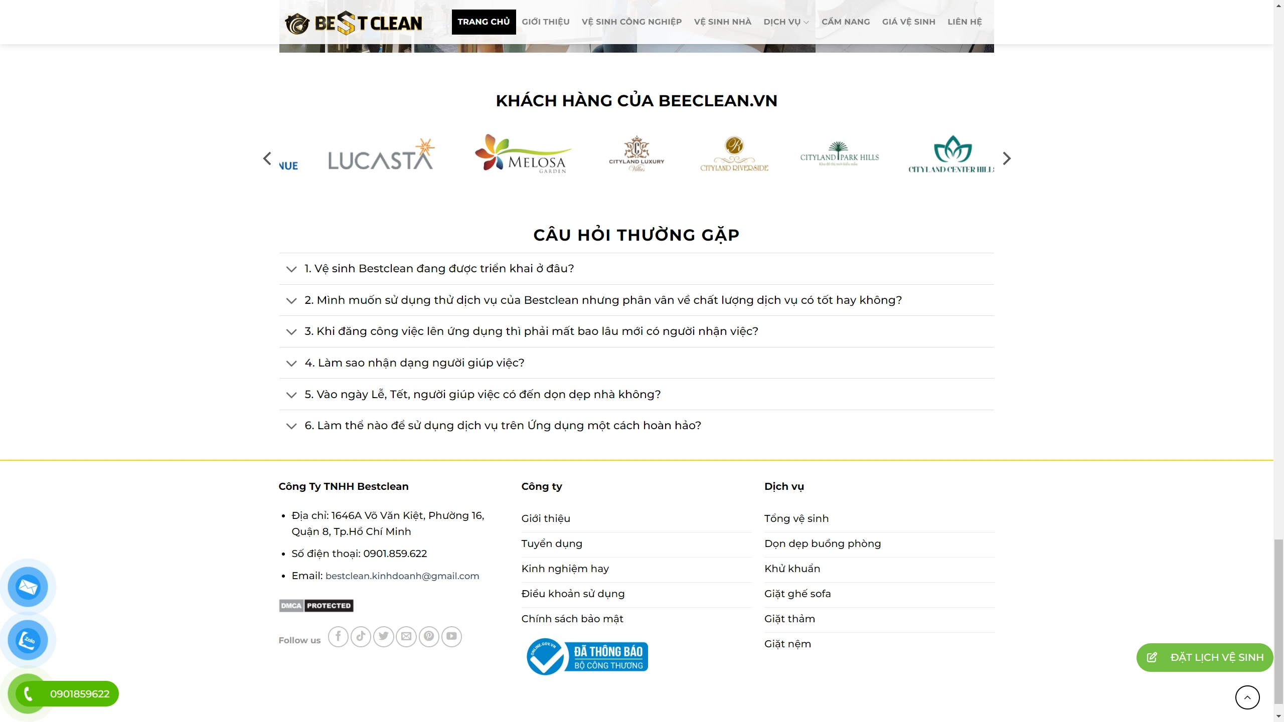 Mẫu Giao Diện Website Dọn Dẹp Vệ Sinh - ảnh 3