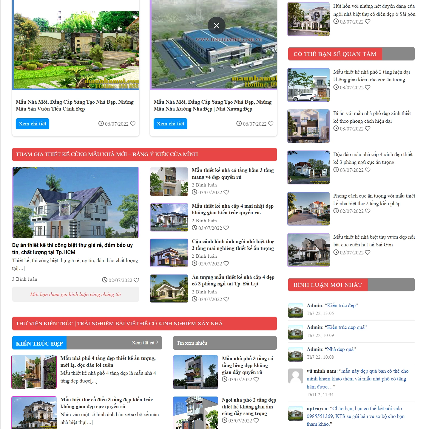 Mẫu Website Thiết Kế Xây Dựng Chuẩn Seo - ảnh 2
