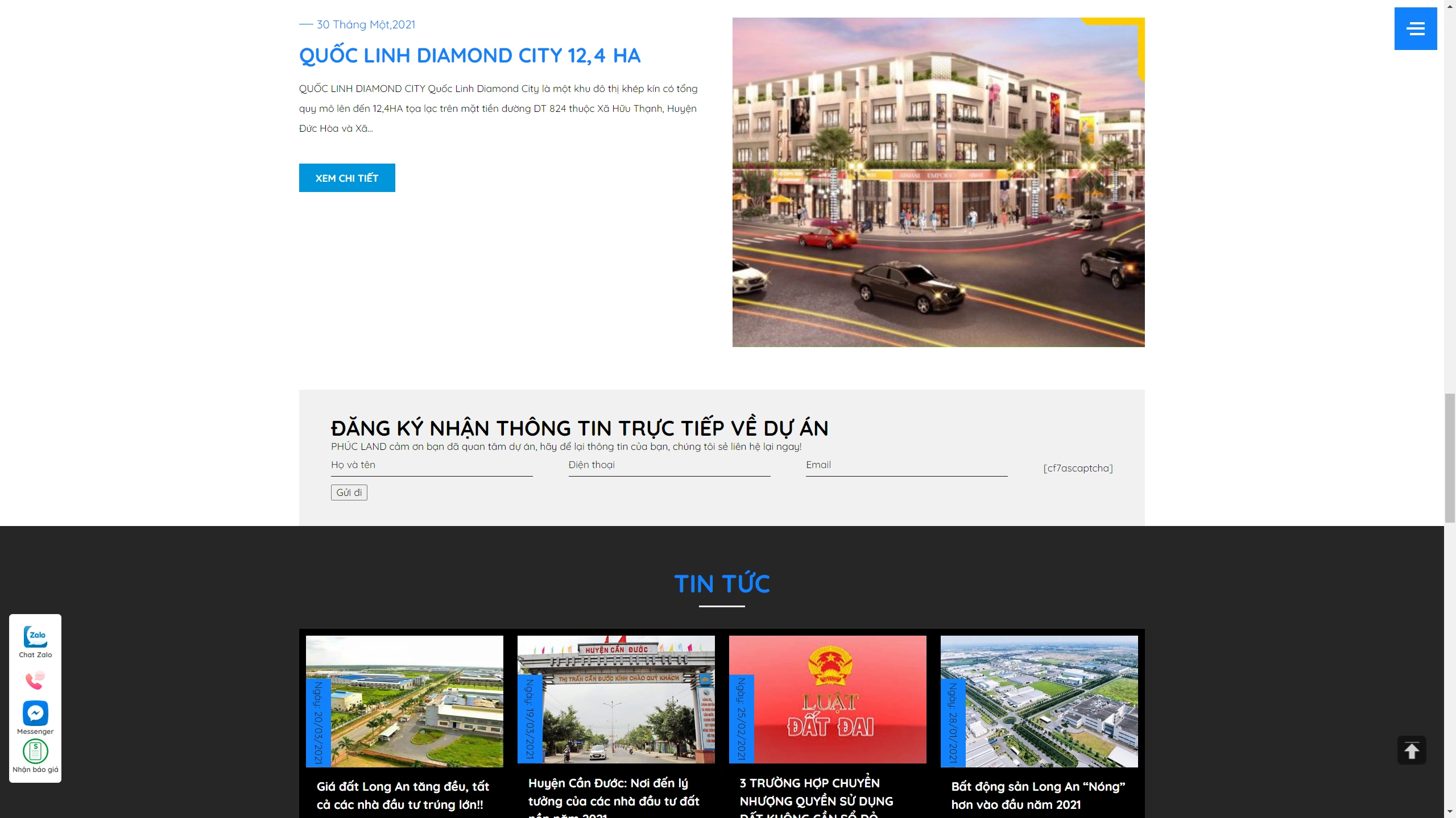 Mẫu Giao Diện Website Dự Án Bất Động Sản Pro - ảnh 3