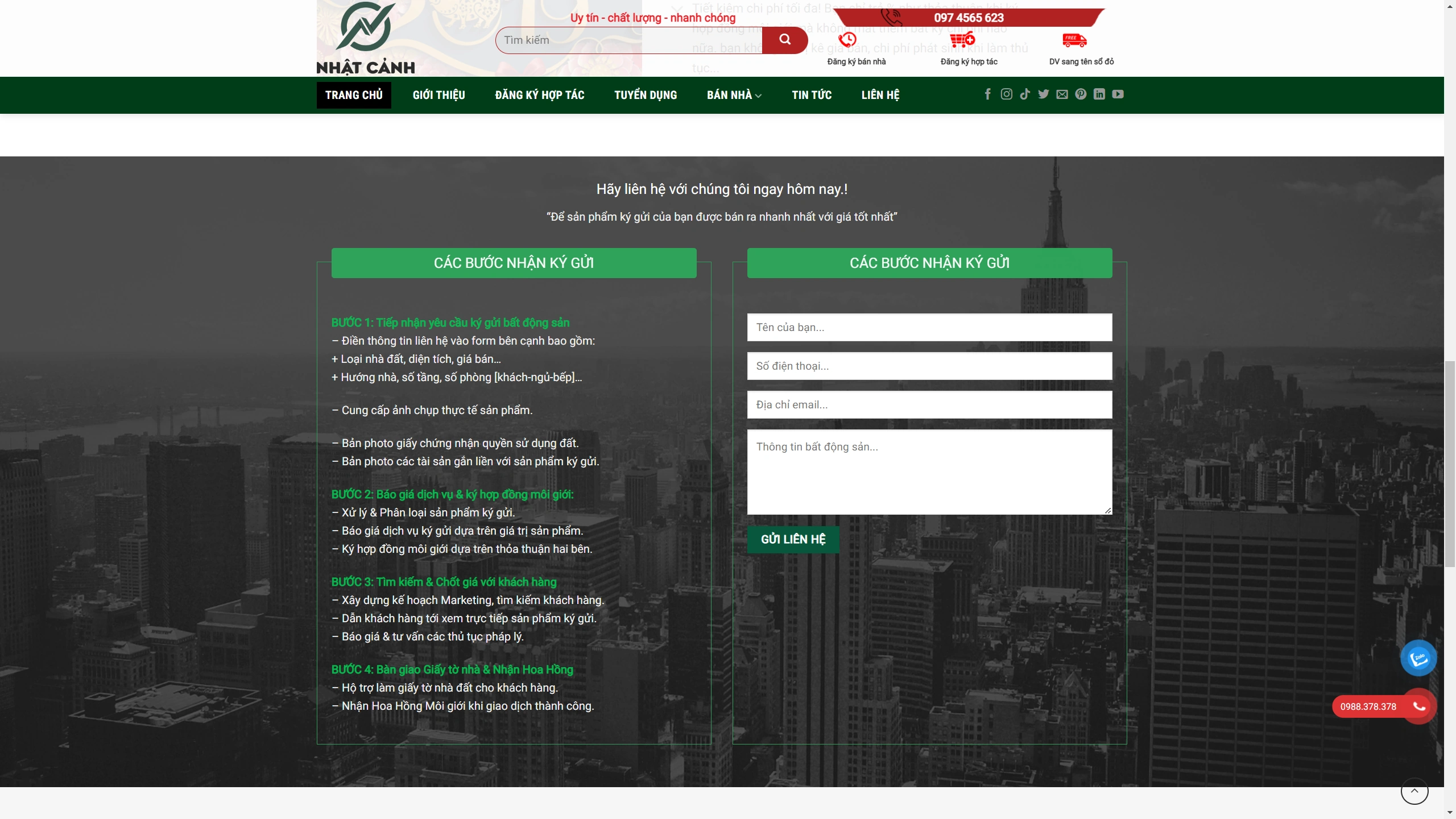 Mẫu Website Bất Động Sản 13 Chuẩn Seo - ảnh 3