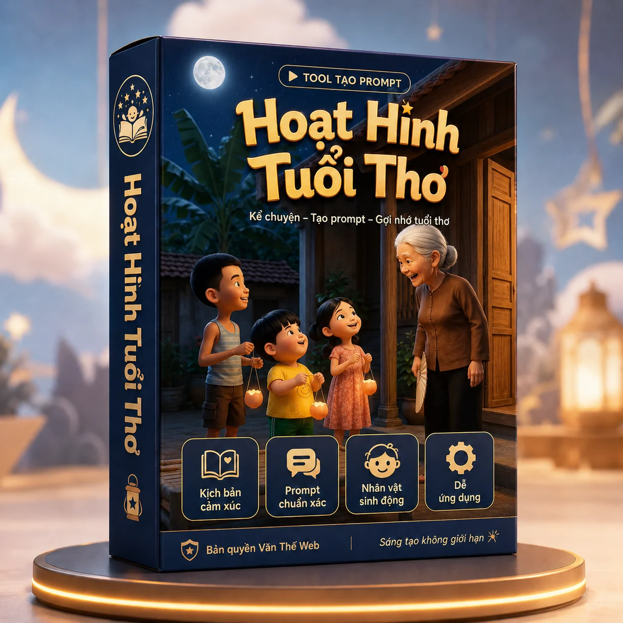 Công Cụ Tạo Prompt Hoạt Hình Tuổi Thơ