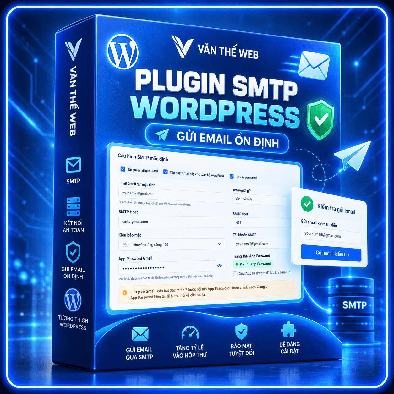 Plugin Smtp Wordpress – Gửi Email Ổn Định, Không Giới Hạn Website