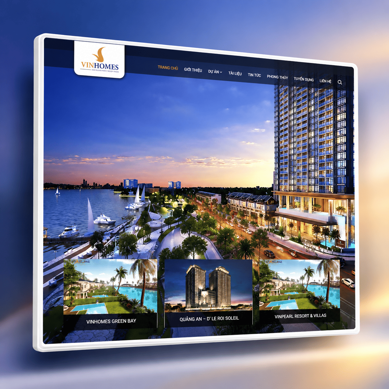 Mẫu Website Bất Động Sản 3 Chuẩn SEO