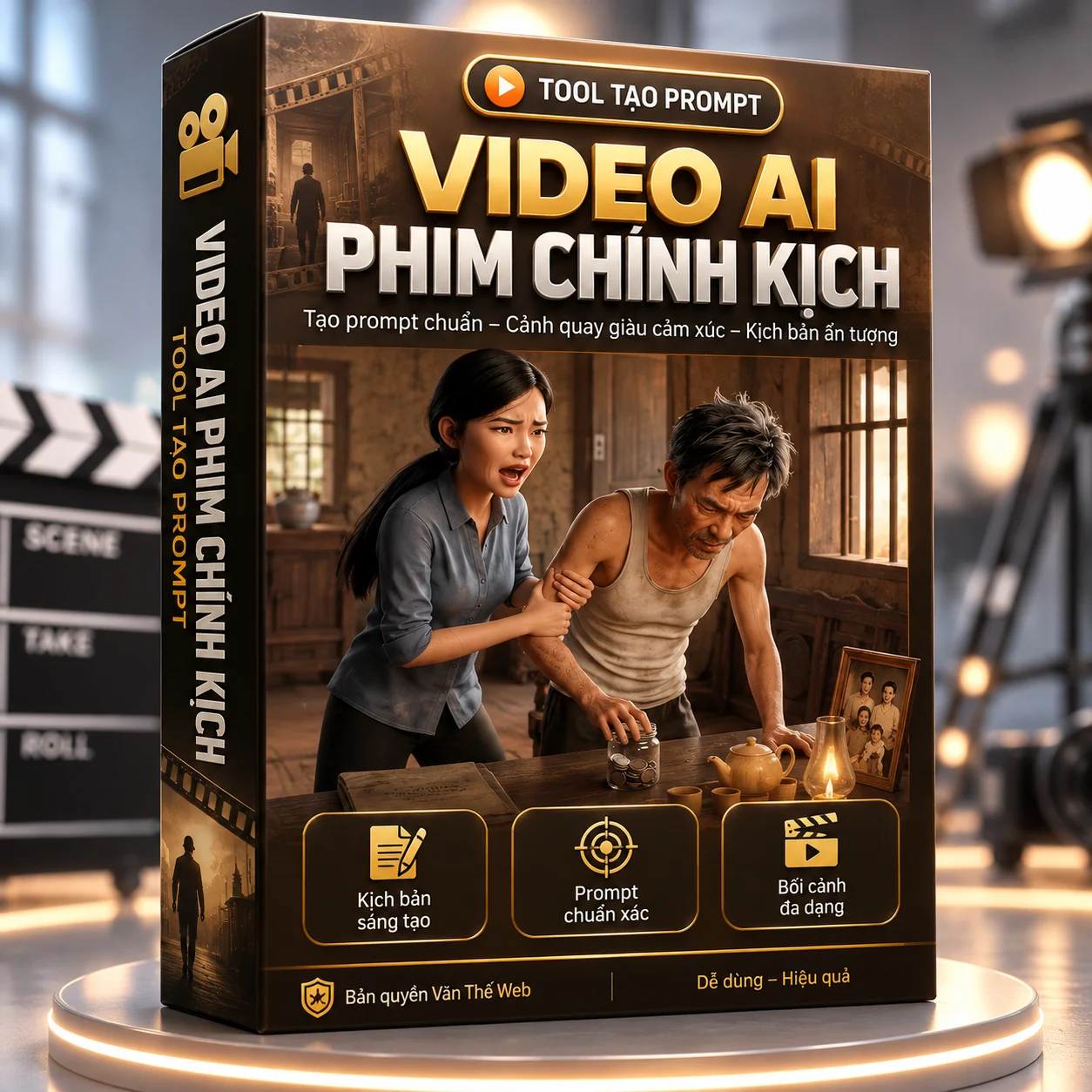 Tool Tạo Prompt Video AI Phim Chính Kịch