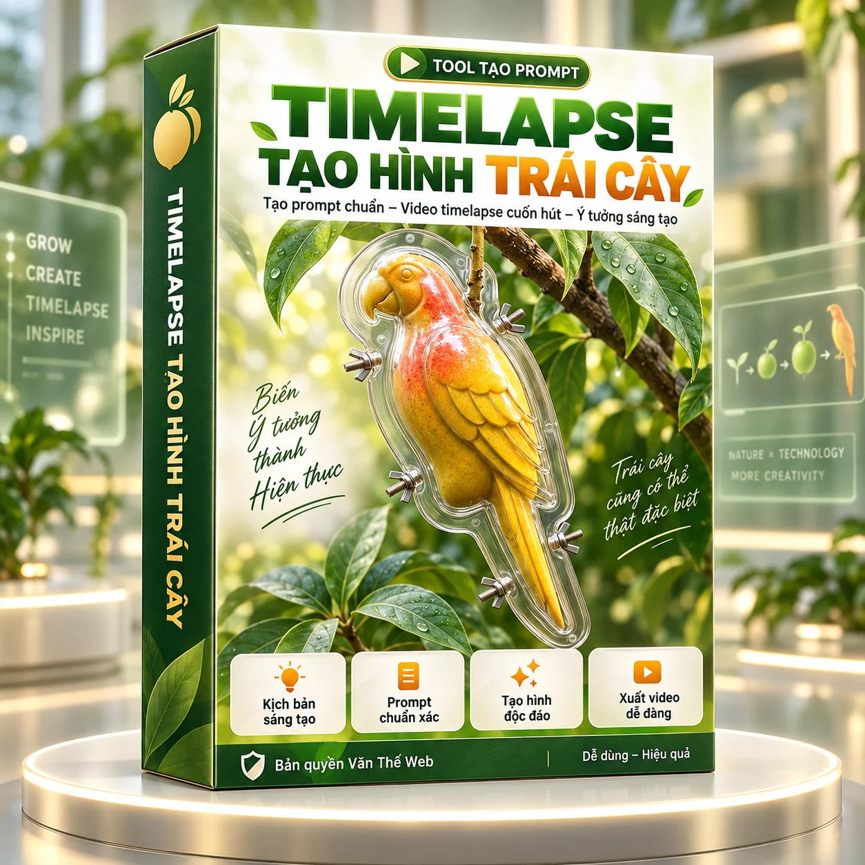 Tool Timelapse Tạo Hình Trái Cây