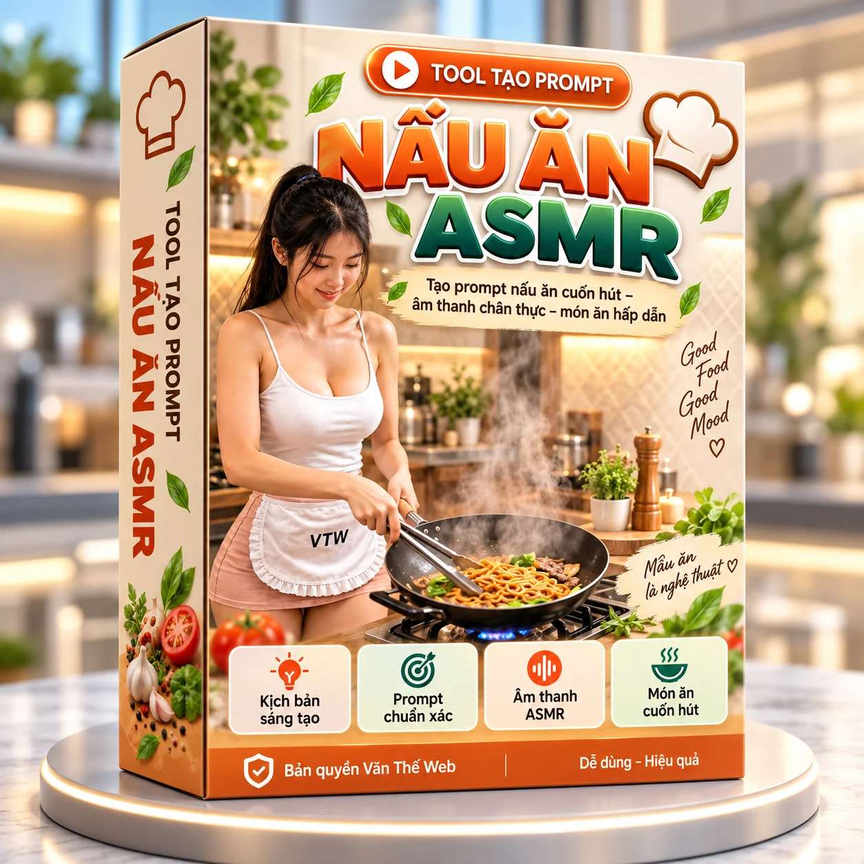 Tool Tạo Prompt Nấu Ăn ASMR