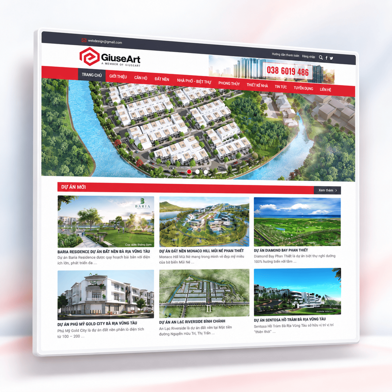 Mẫu Website Bất Động Sản 7 Chuẩn SEO