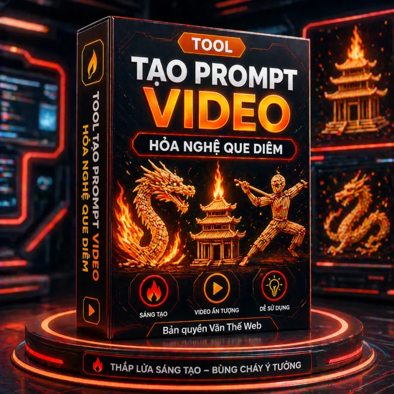 Tool Tạo Prompt Video Hỏa Nghệ Que Diêm