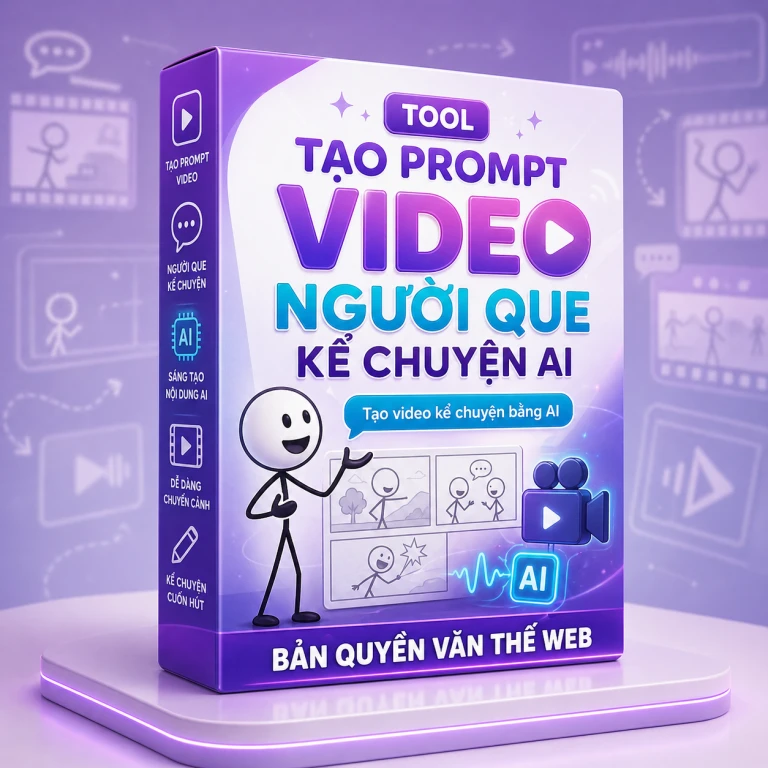 Tool Tạo Prompt Video Người Que Kể Chuyện AI