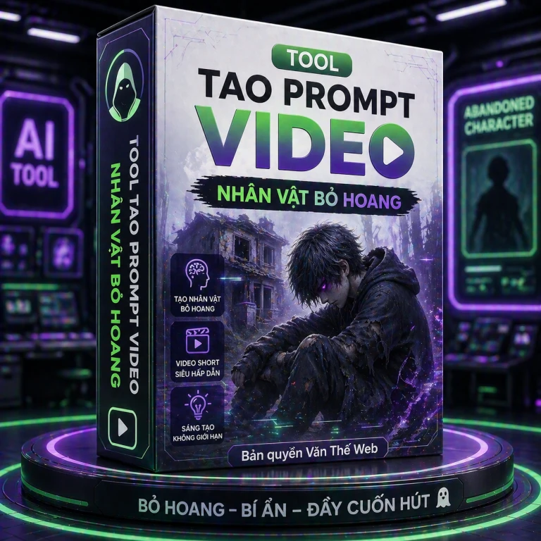Tool Tạo Prompt Video Nhân Vật Bỏ Hoang