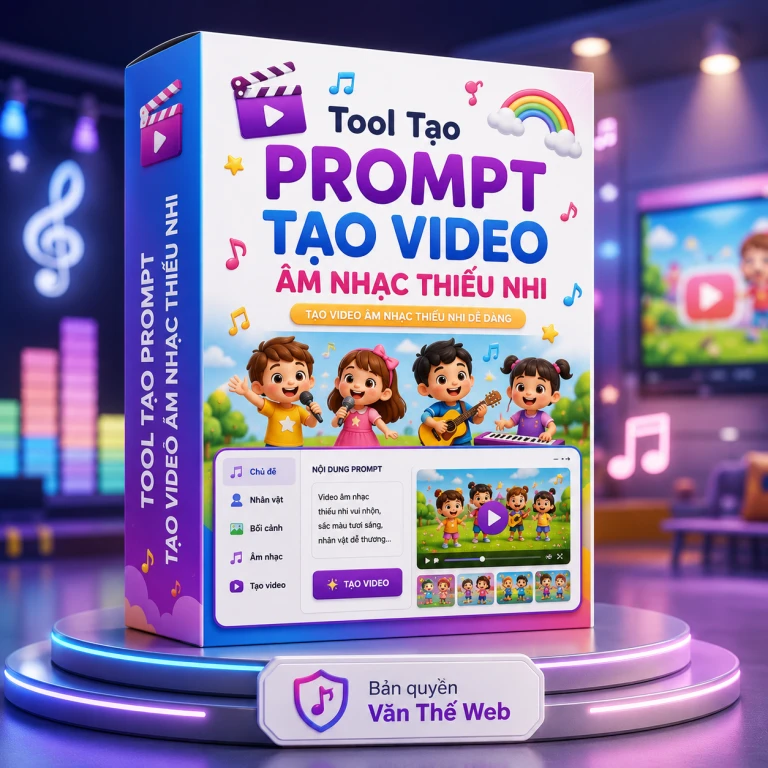 Tool Tạo Prompt Tạo Video Âm Nhạc Thiếu Nhi