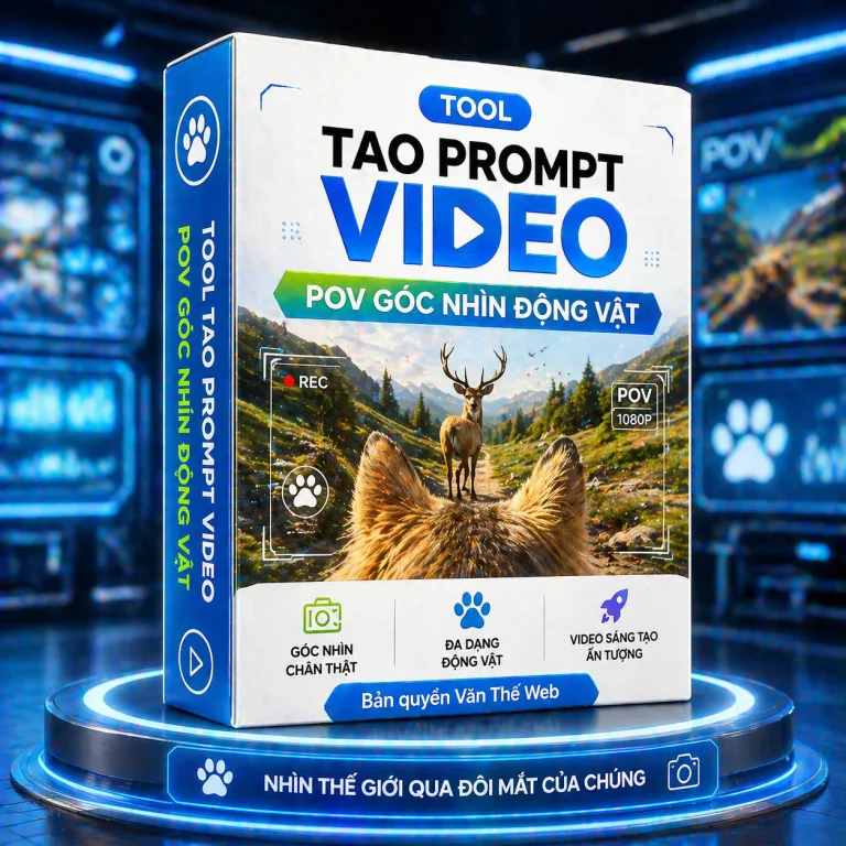 Tool Tạo Prompt Video POV Góc Nhìn Động Vật