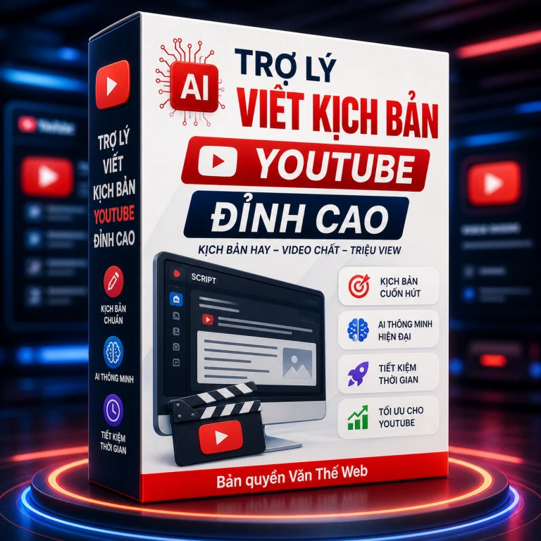 Trợ lý viết kịch bản Youtube đỉnh cao