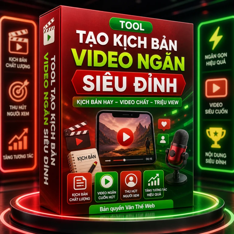 Tool Tạo Kịch Bản Video Ngắn Siêu Đỉnh